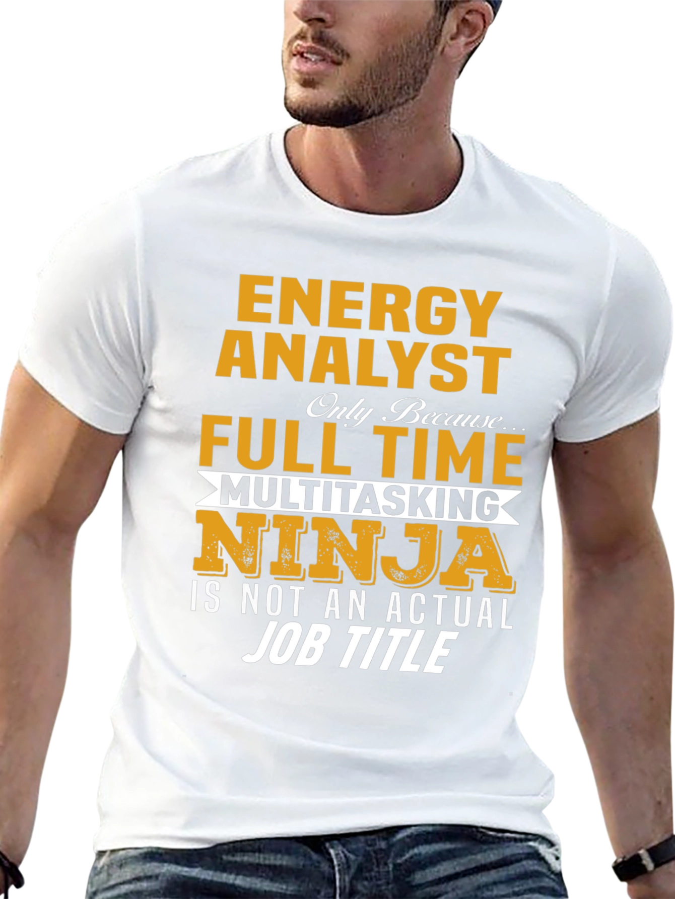 Energy Analyst Multitasking Ninja Graphic T-Shirt