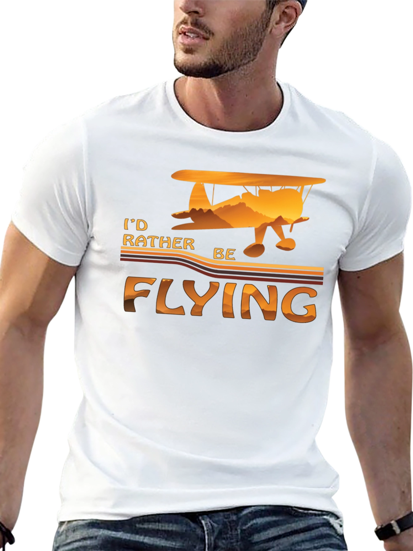 Id Rather Be Flying T-Shirt