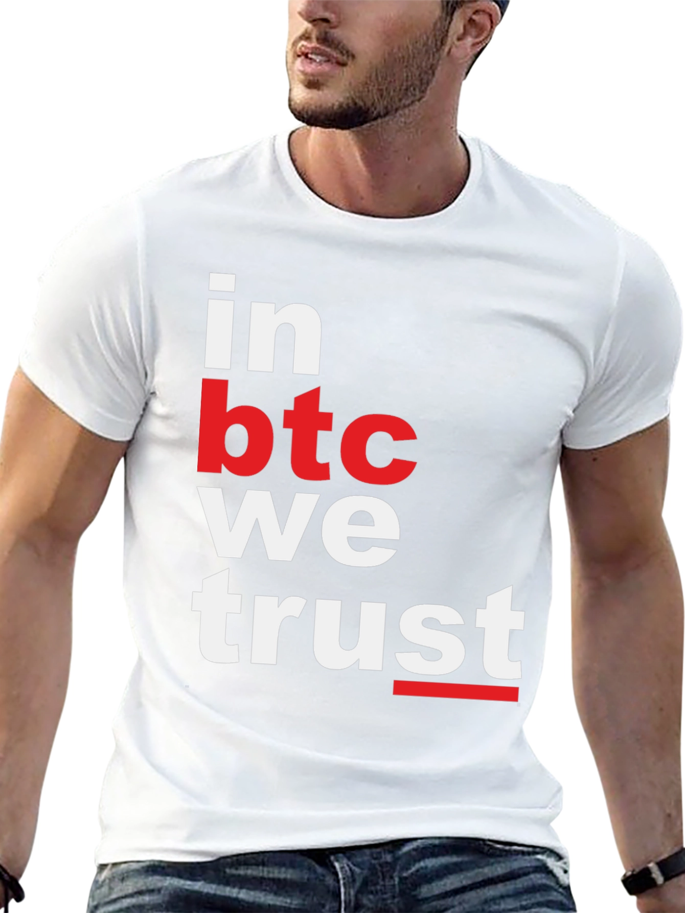 Bitcoin T-Shirt - In BTC We Trust