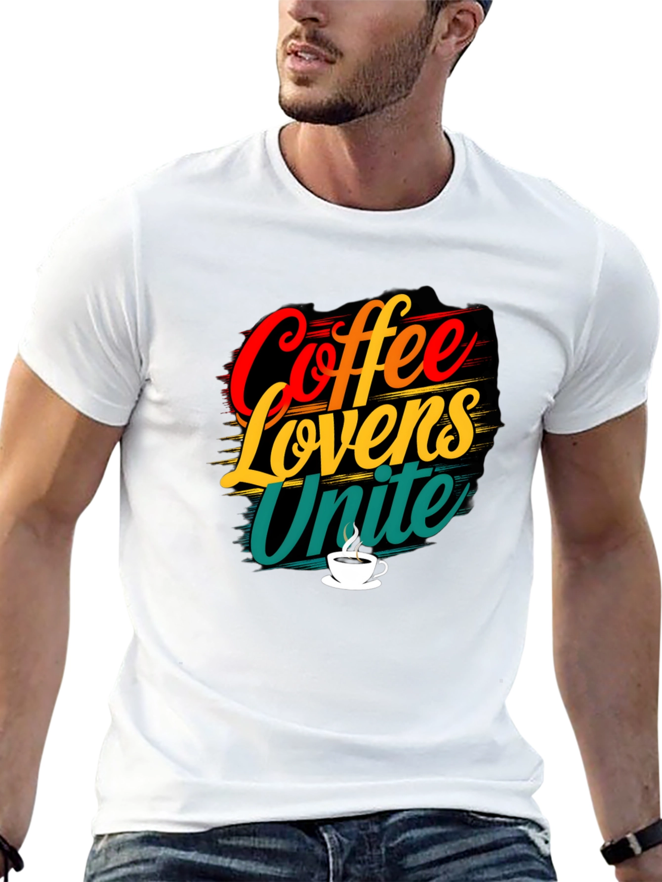 Coffee Lovers Unite Graphic T-Shirt
