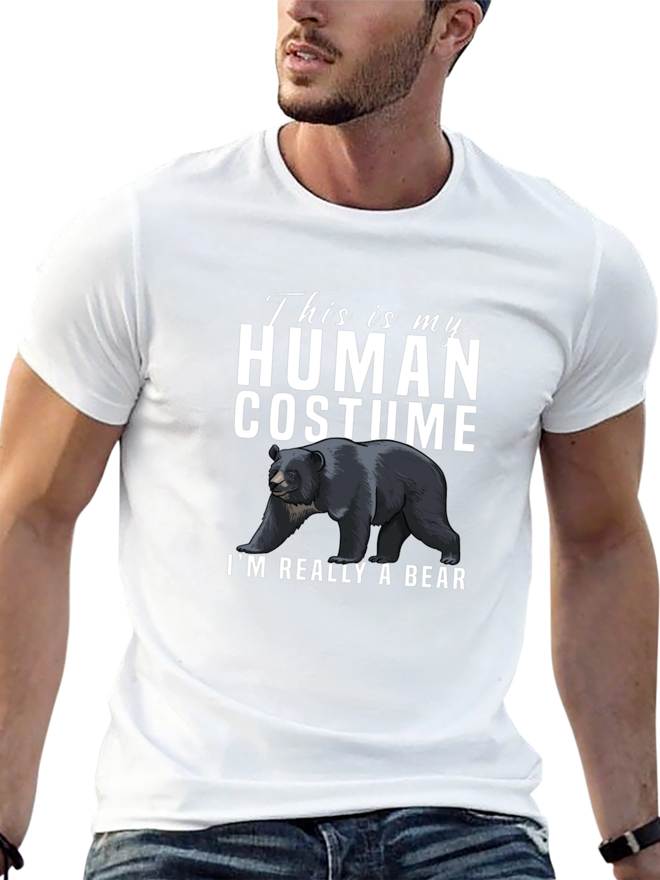 Human Costume Bear T-Shirt