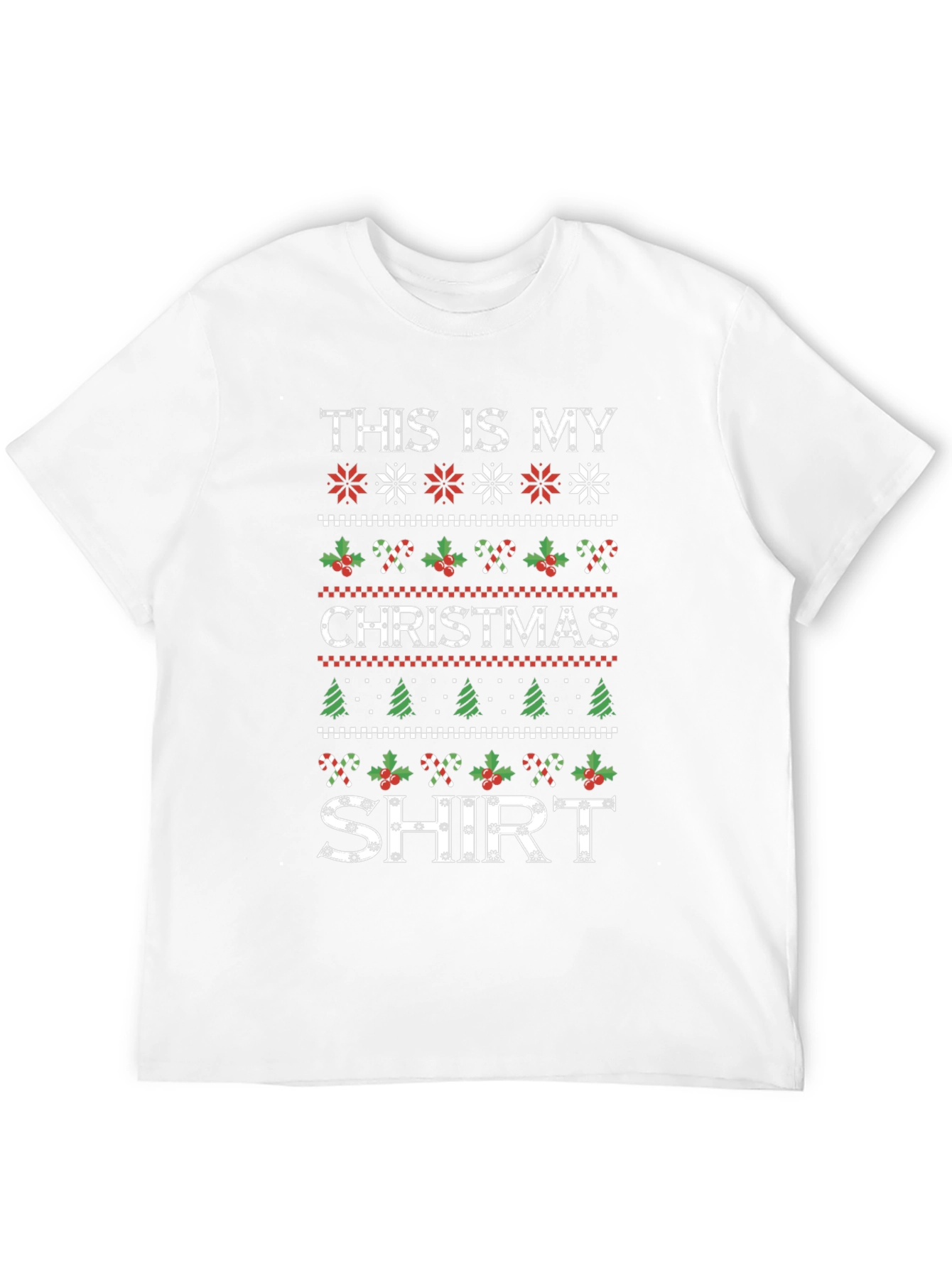 Festive This Is My Christmas Shirt Holiday Tee