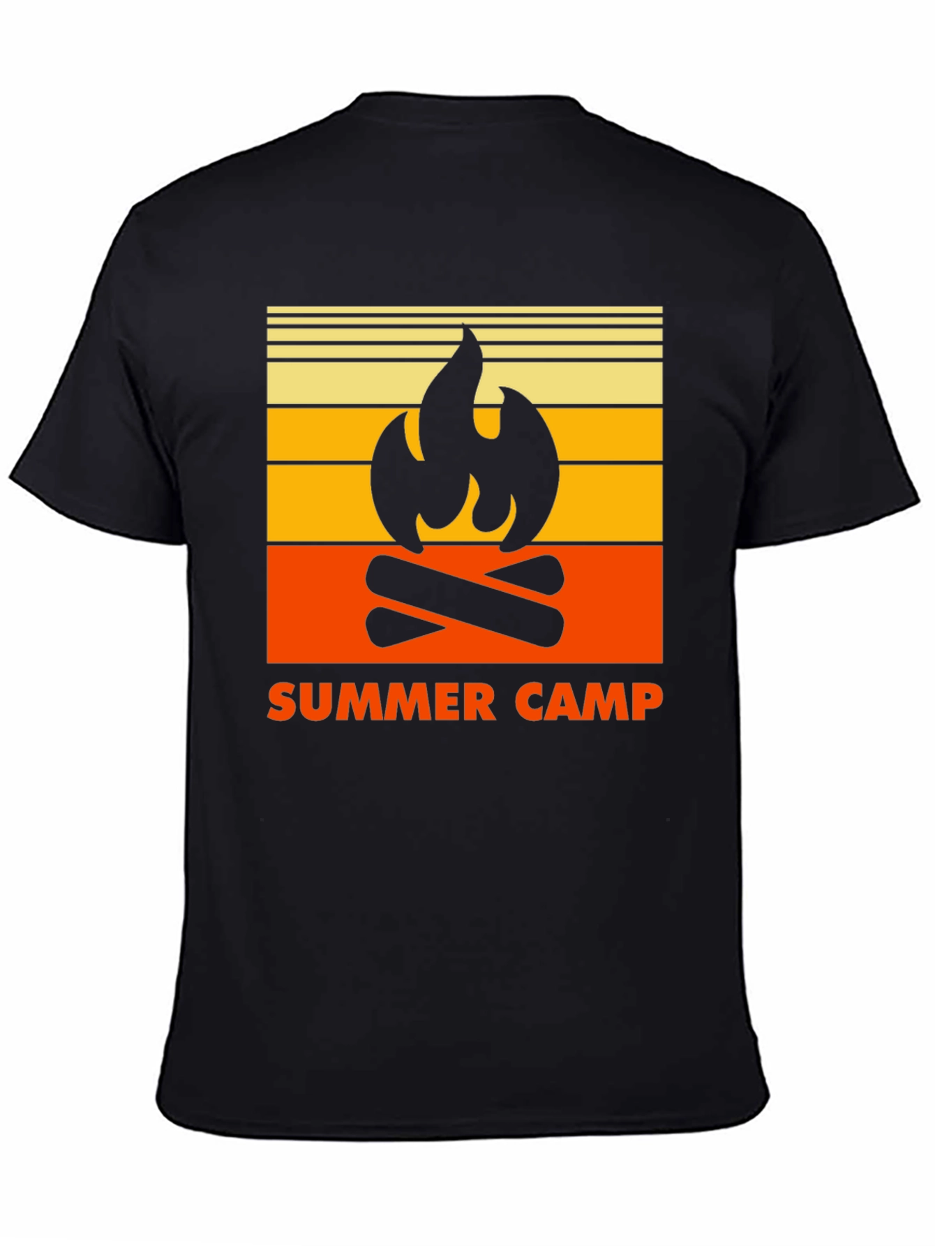 Summer Camp Fire Graphic Tee