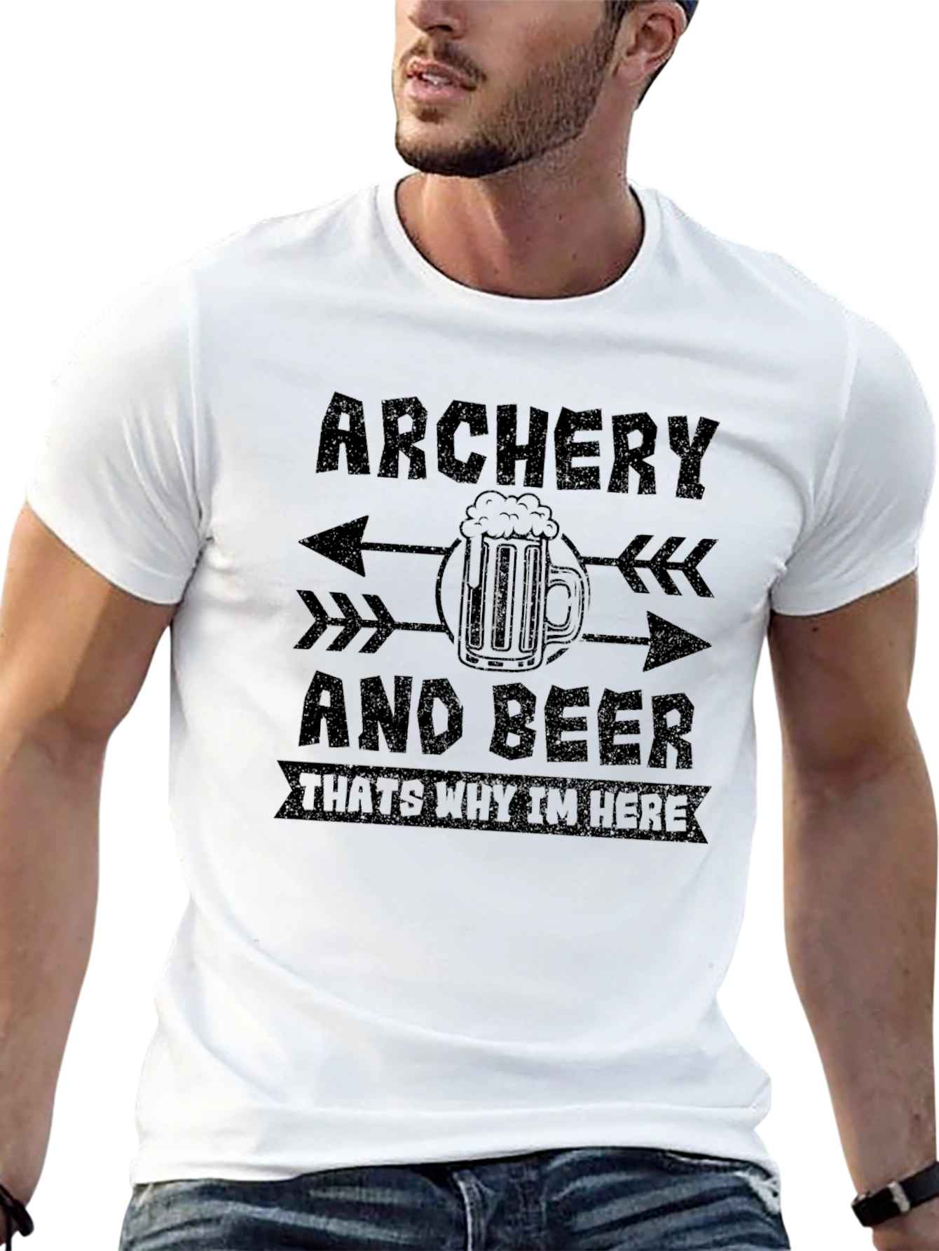 Archery & Beer Graphic T-Shirt