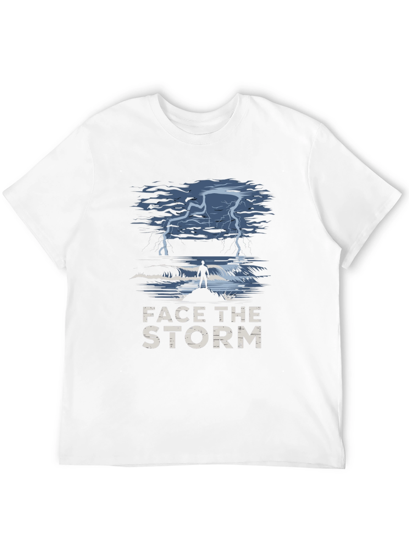 Face the Storm Graphic Tee - Black Unisex
