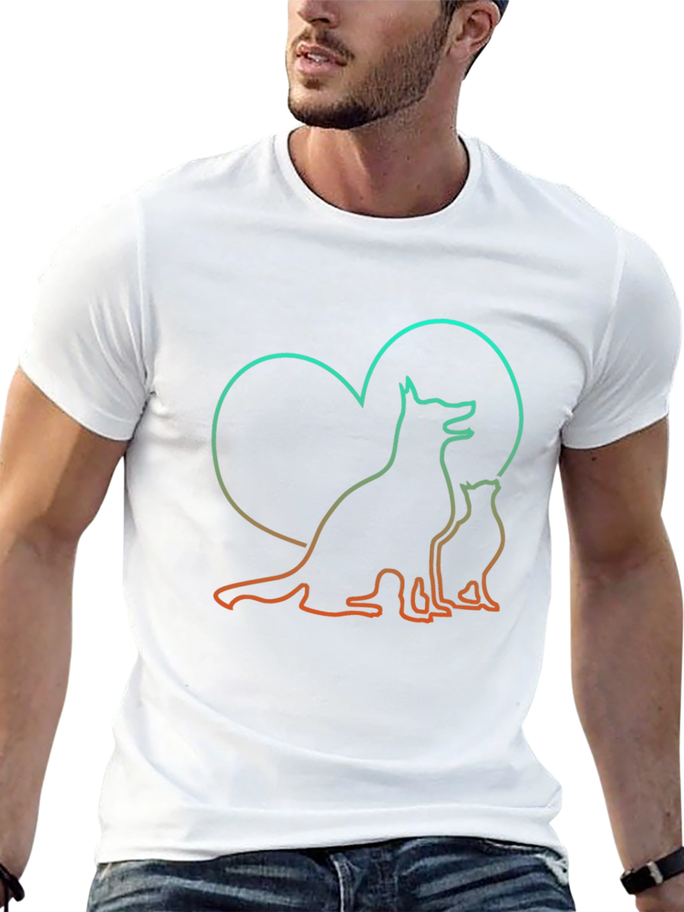 Dog and Cat Lovers Tee