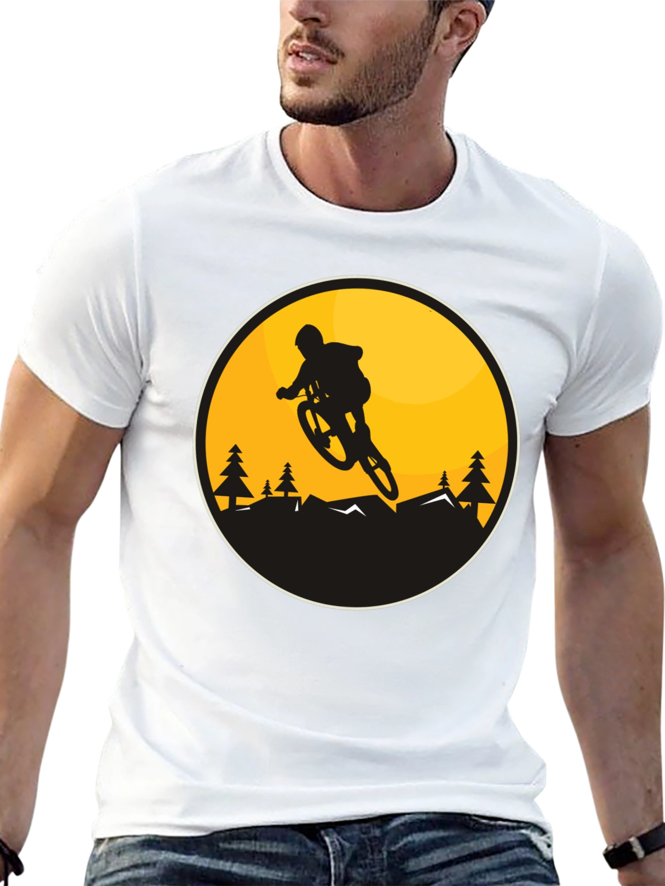 Mountain Biking Graphic Tee