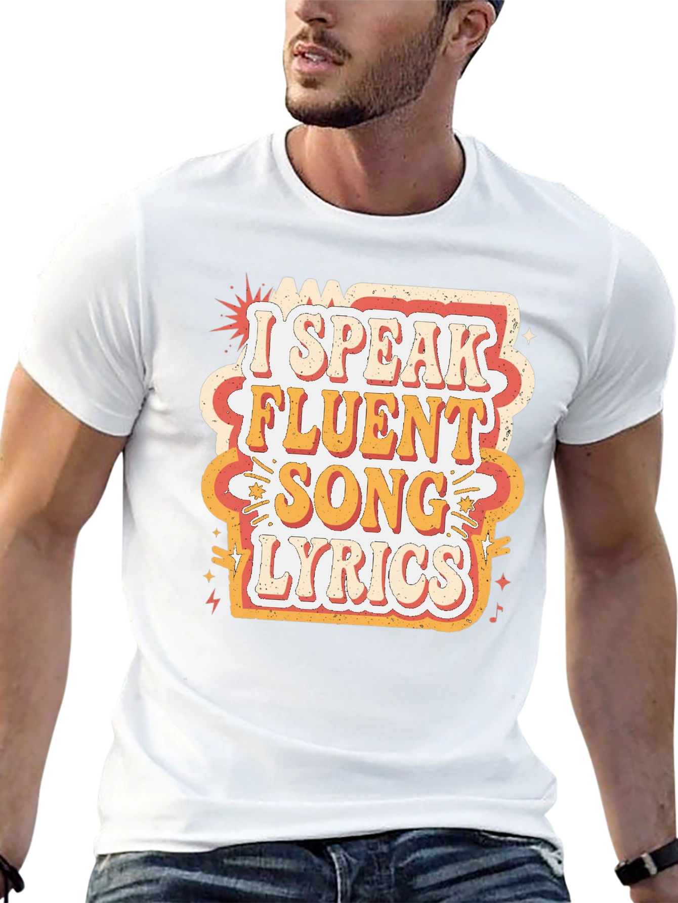 Fluent Song Lyrics Graphic Tee