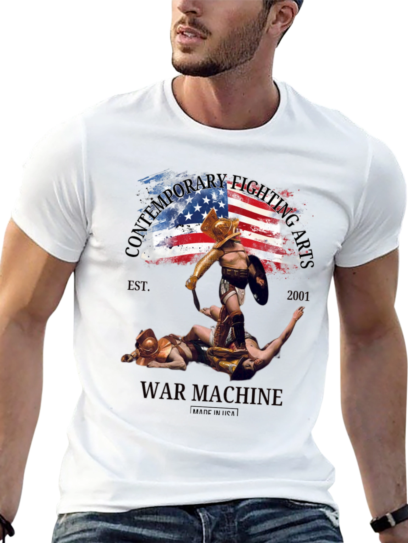War Machine Fighting Arts Black T-Shirt