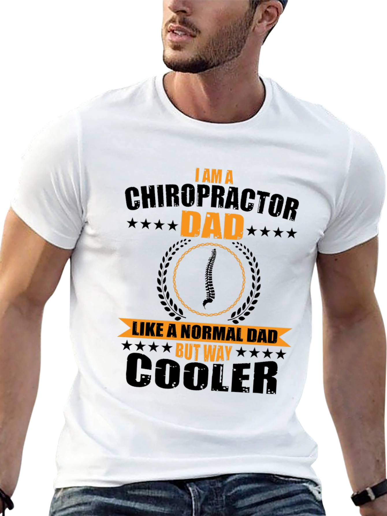 Chiropractor Dad T-Shirt - Cool Dad Tee