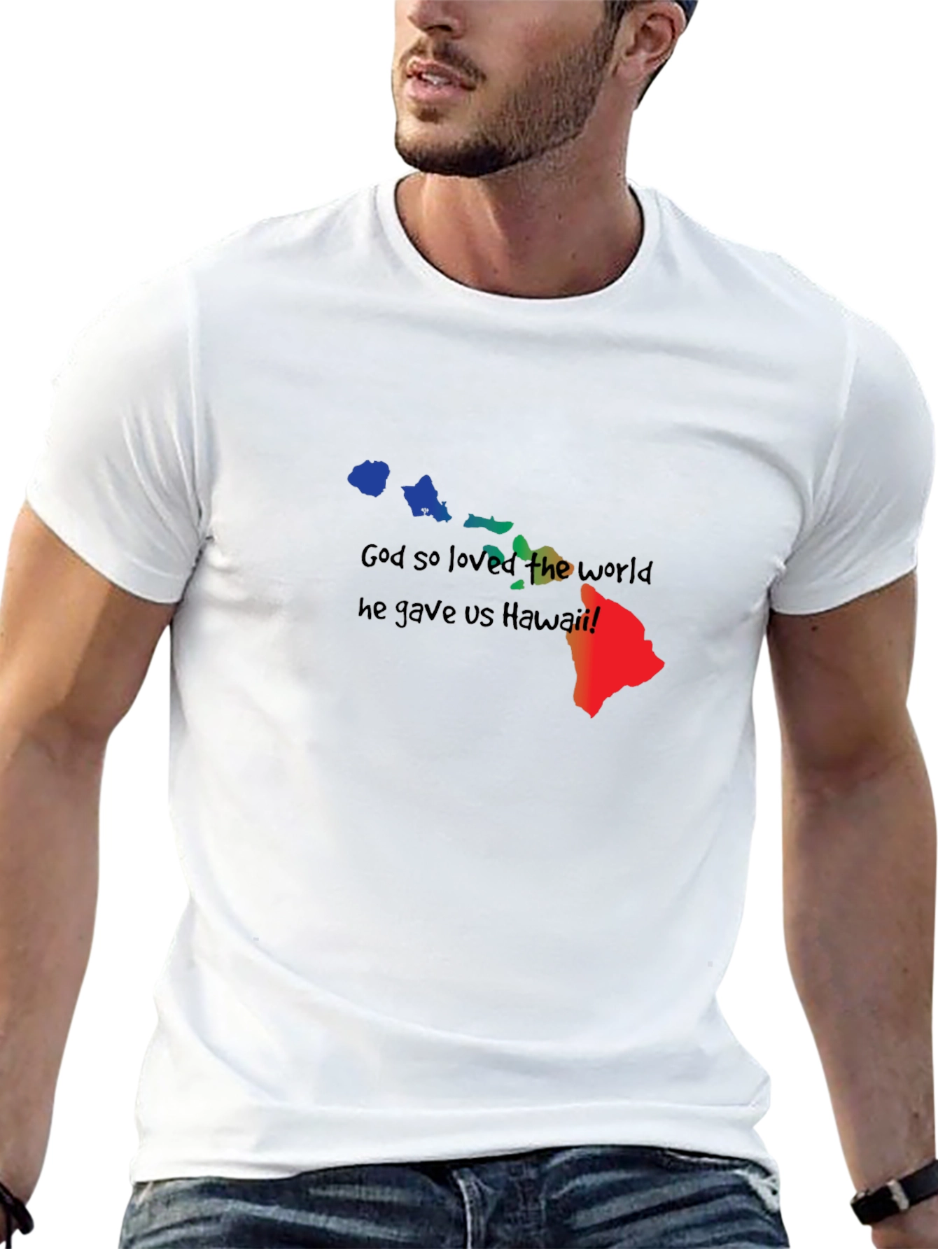 God So Loved The World Hawaii Graphic Tee