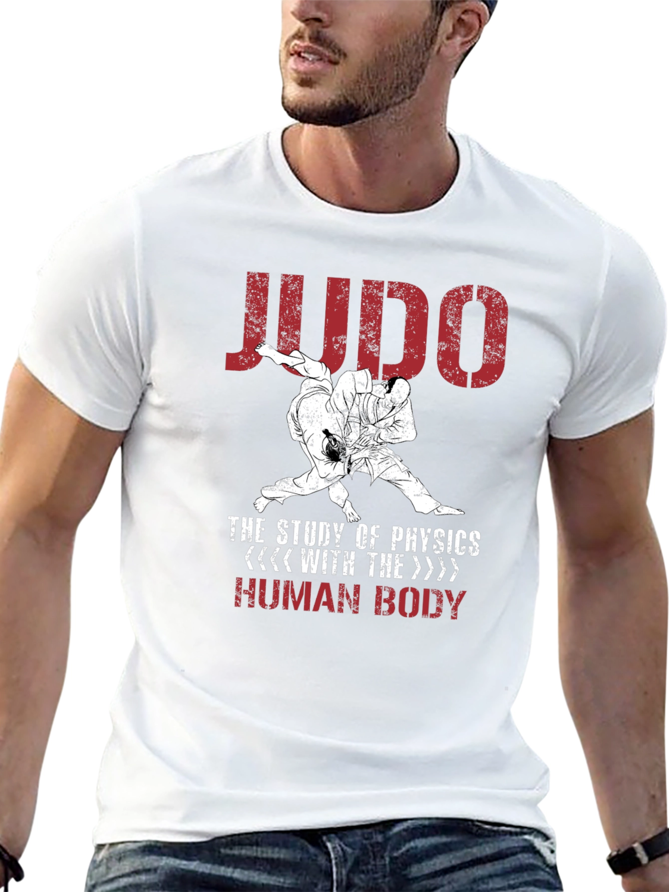 Judo Physics Graphic Tee - Martial Arts T-Shirt
