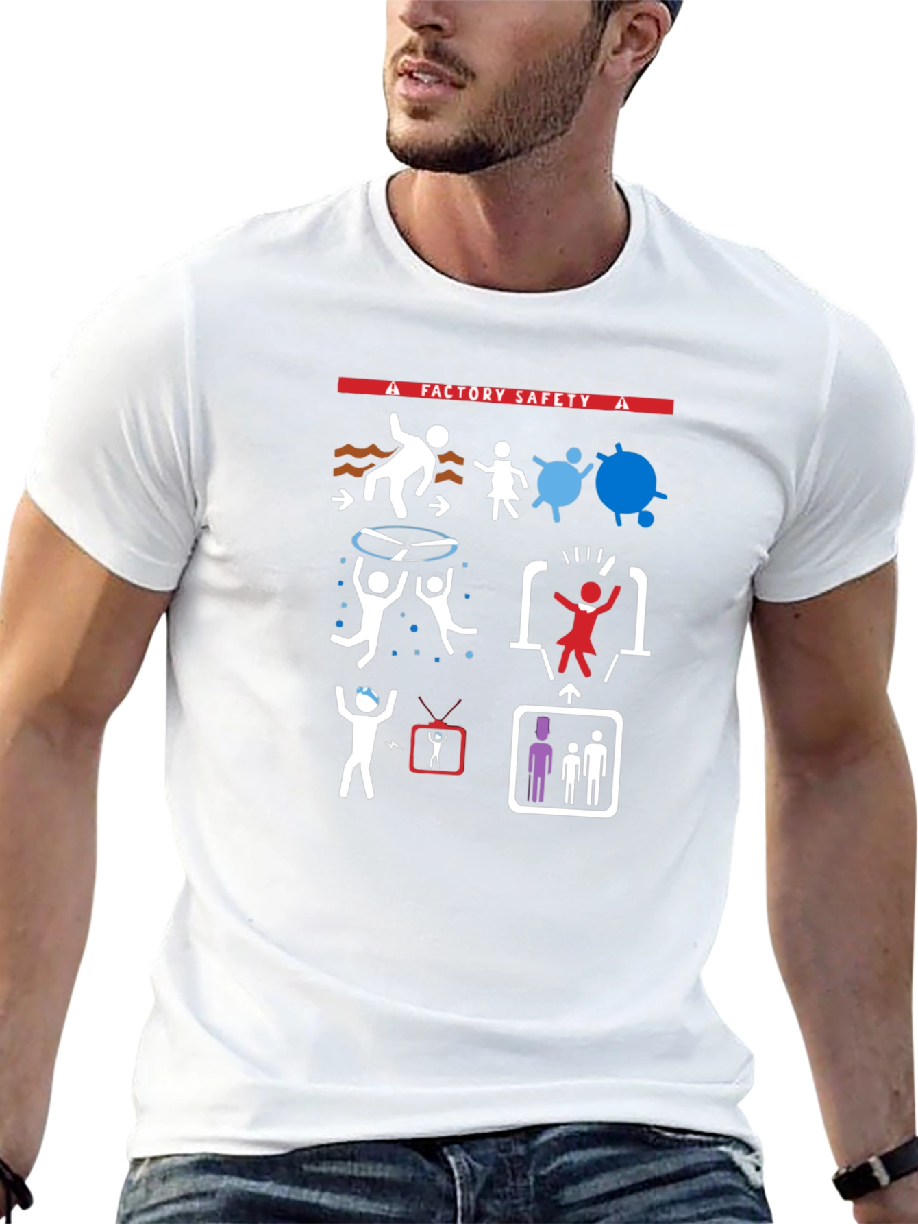 Factory Safety Graphic T-Shirt