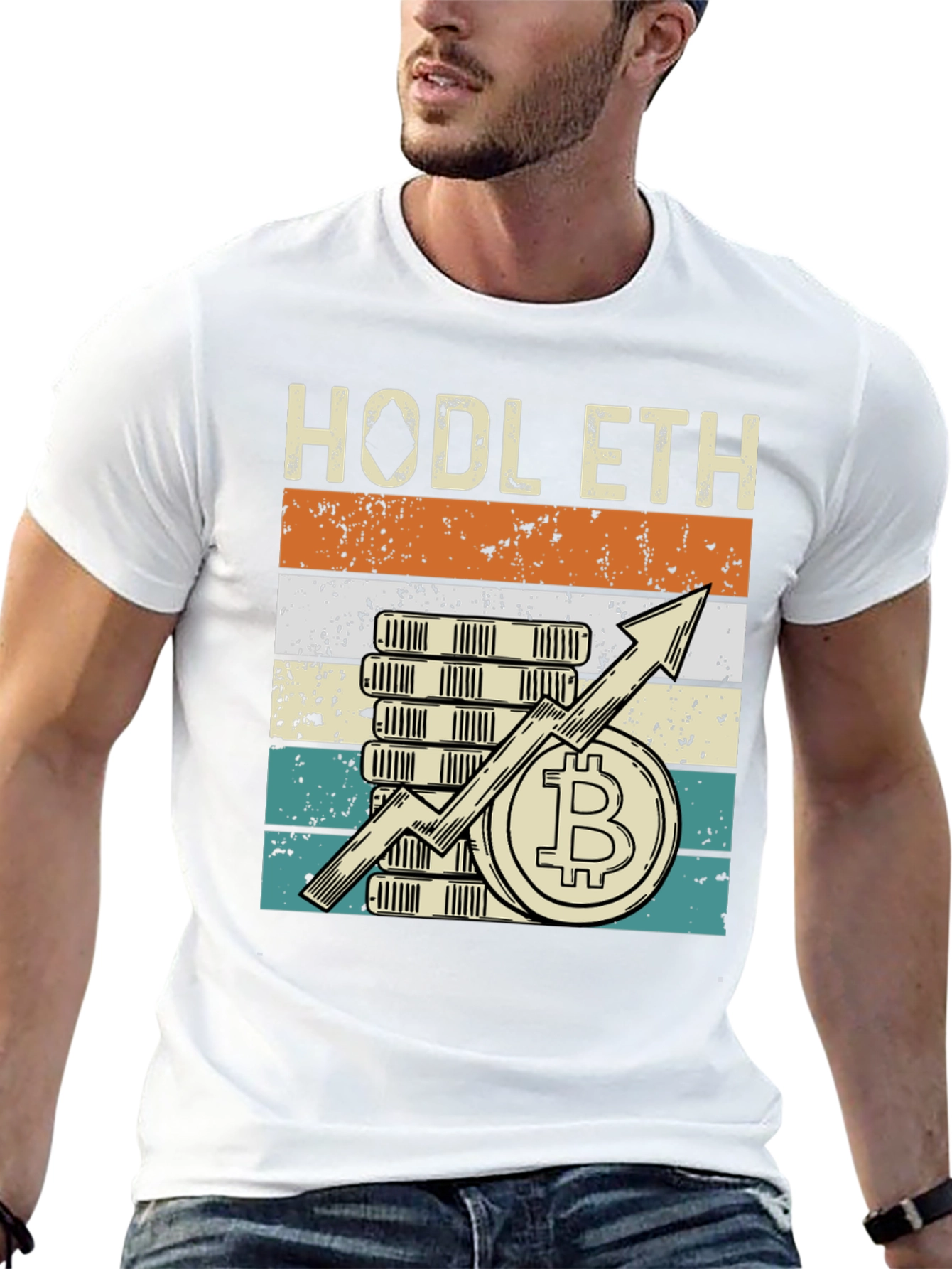 HODL ETH Bitcoin Crypto Tee