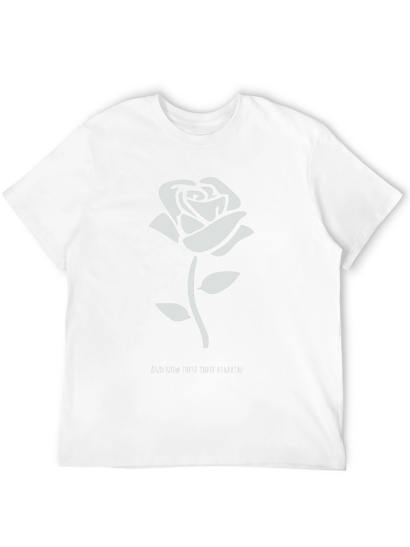 Rose Graphic Tee - Mens Black T-Shirt