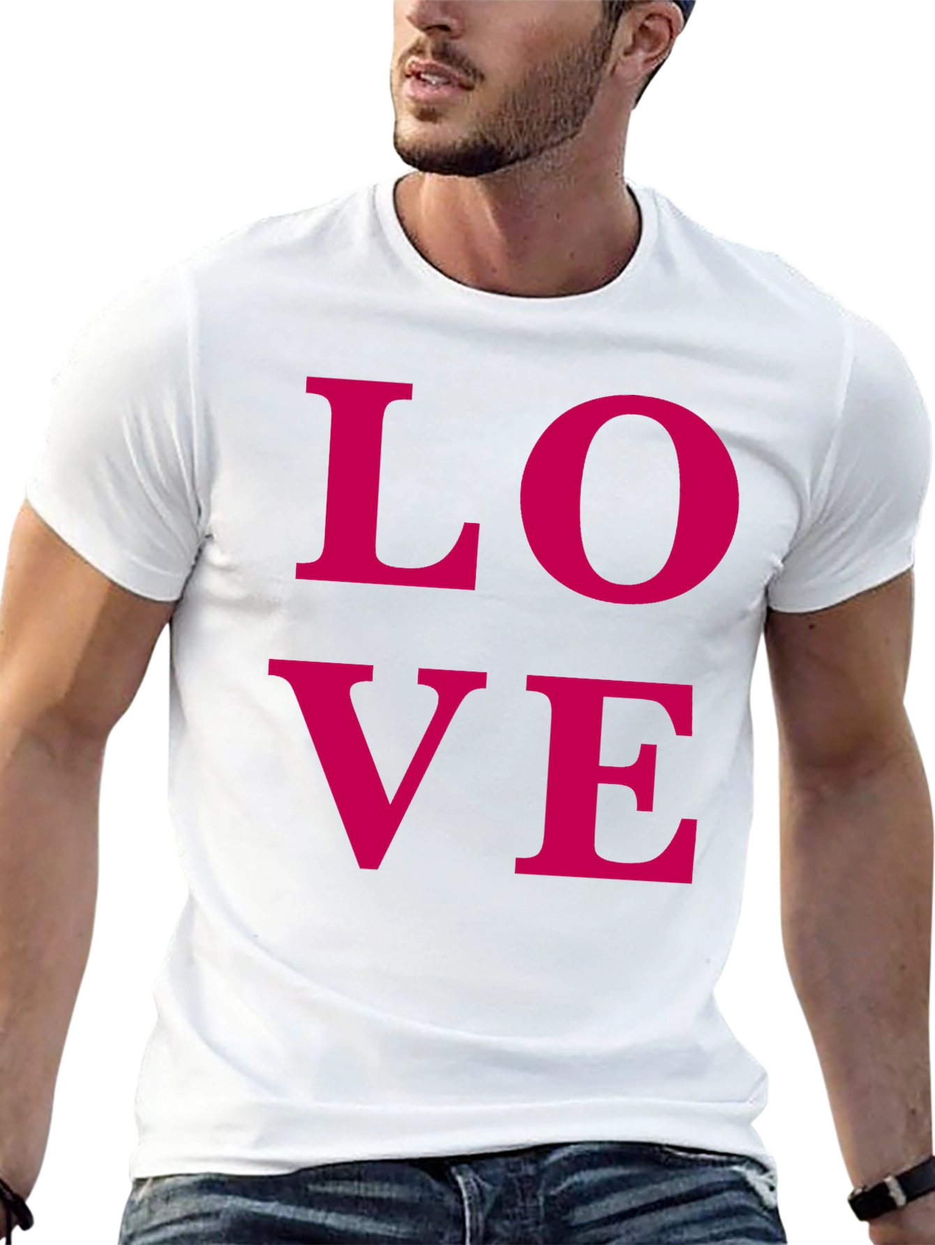 Love Graphic Tee - Modern Black T-Shirt