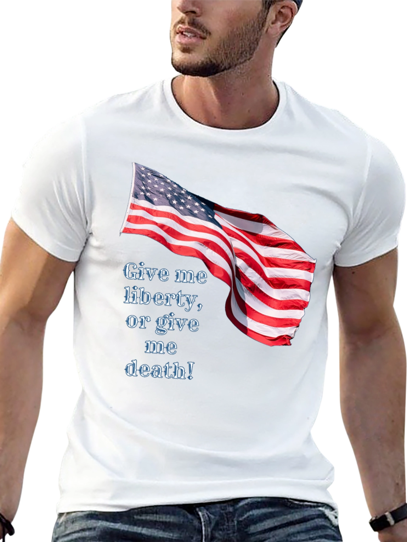 Liberty or Death Flag Graphic Tee