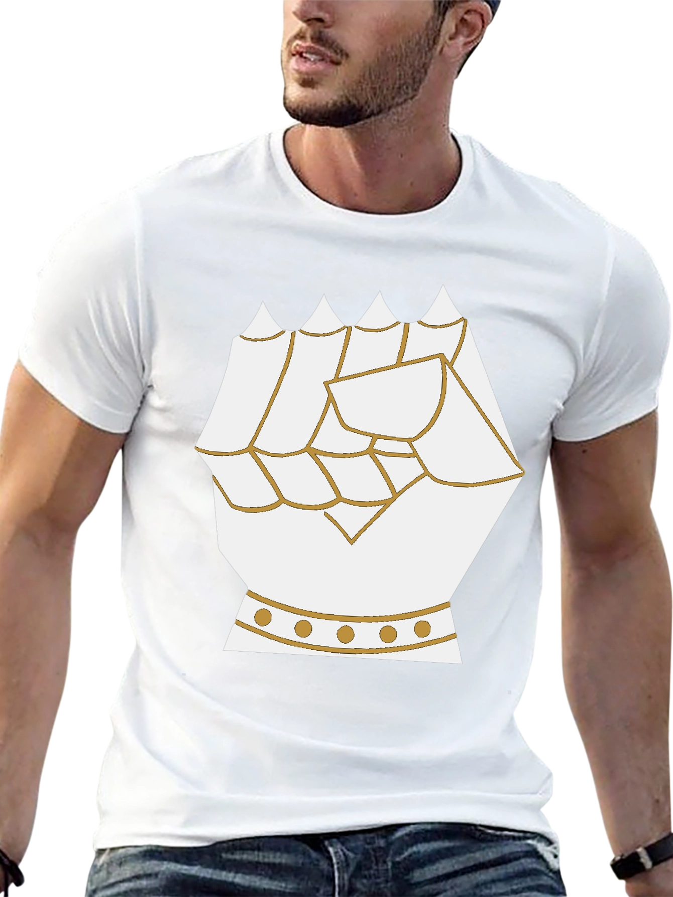 Armored Gauntlet Graphic Tee - Black