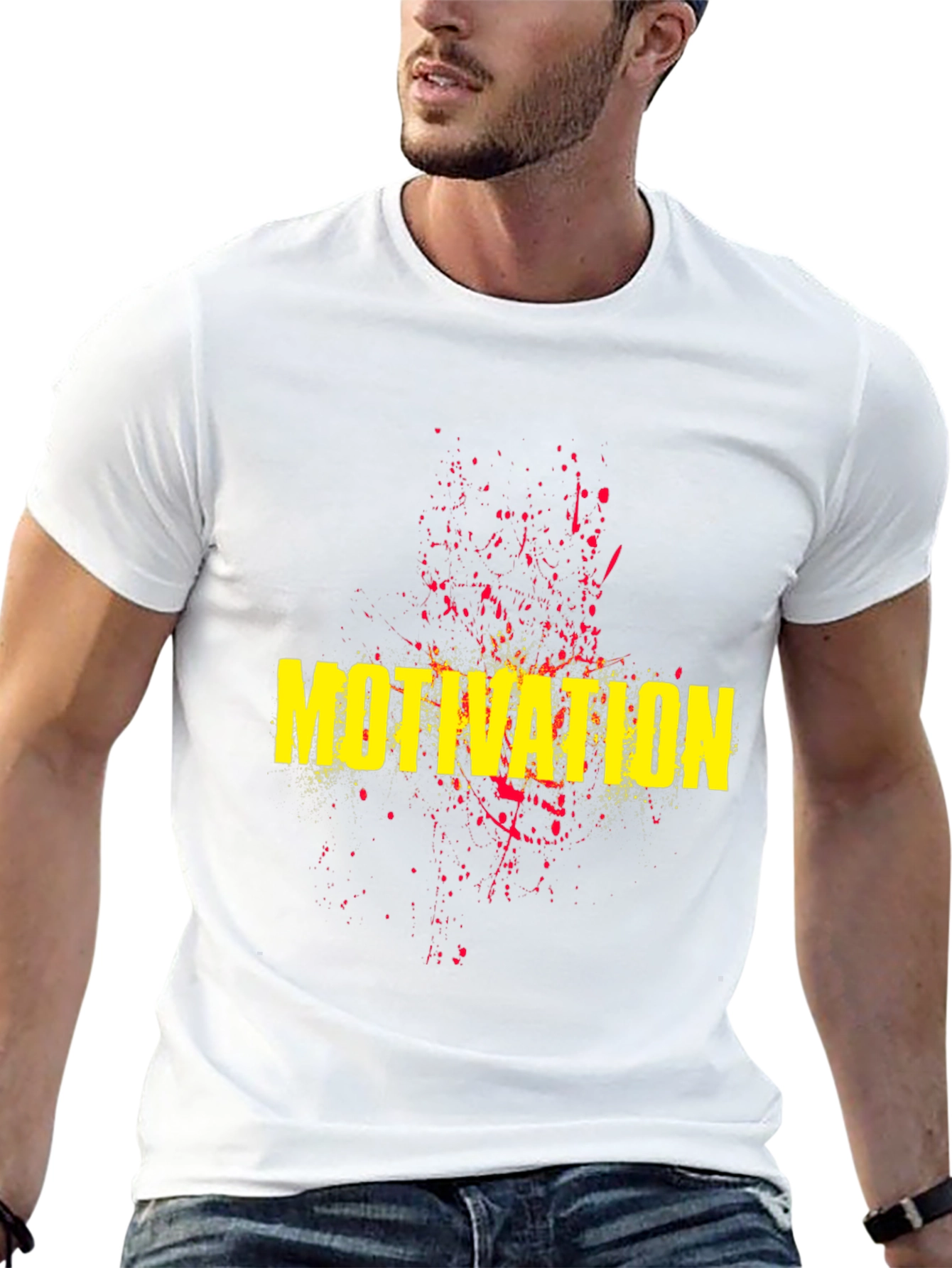Motivation Graphic Tee - Black