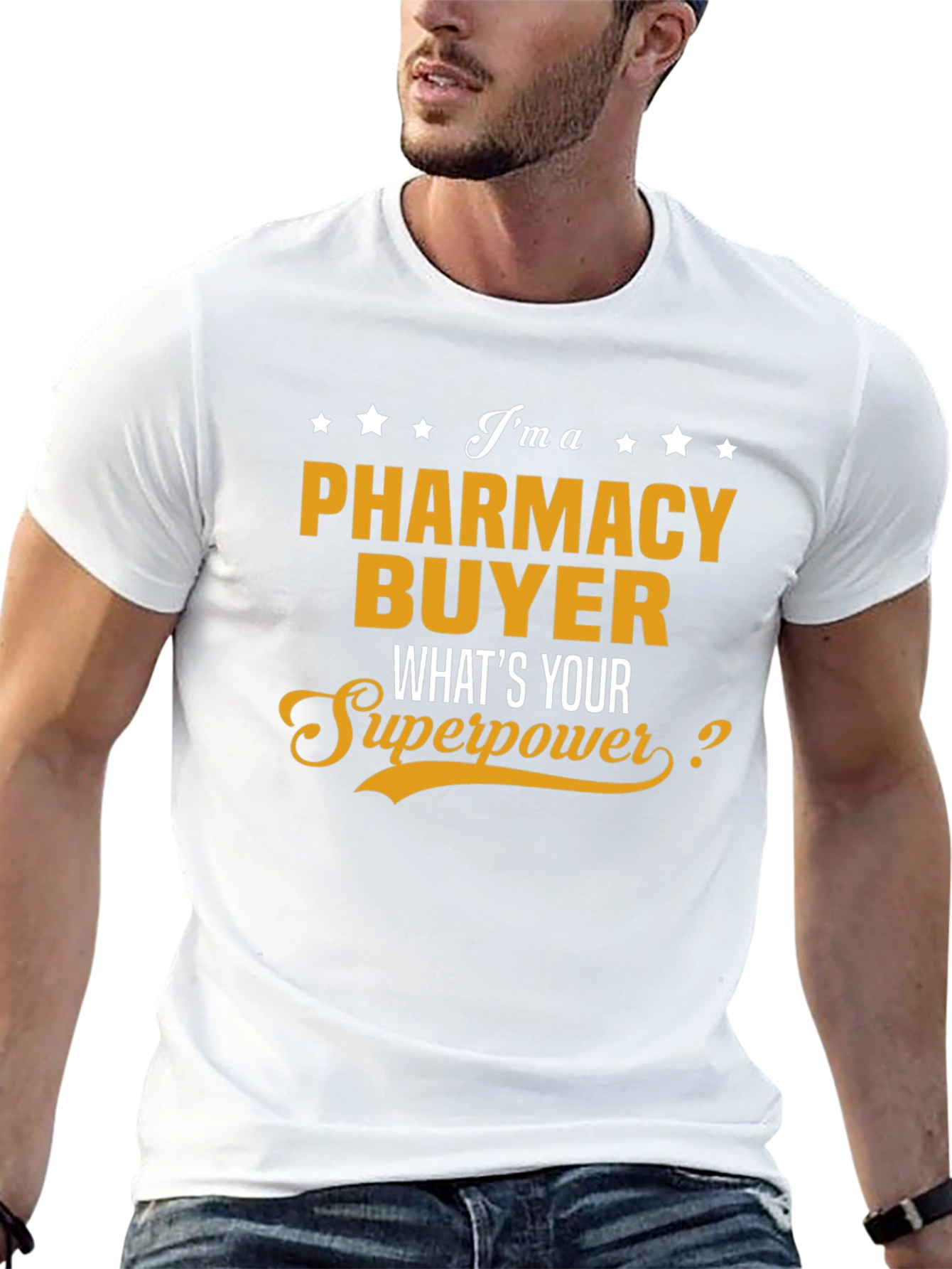 Pharmacy Buyer Superpower T-Shirt - Black