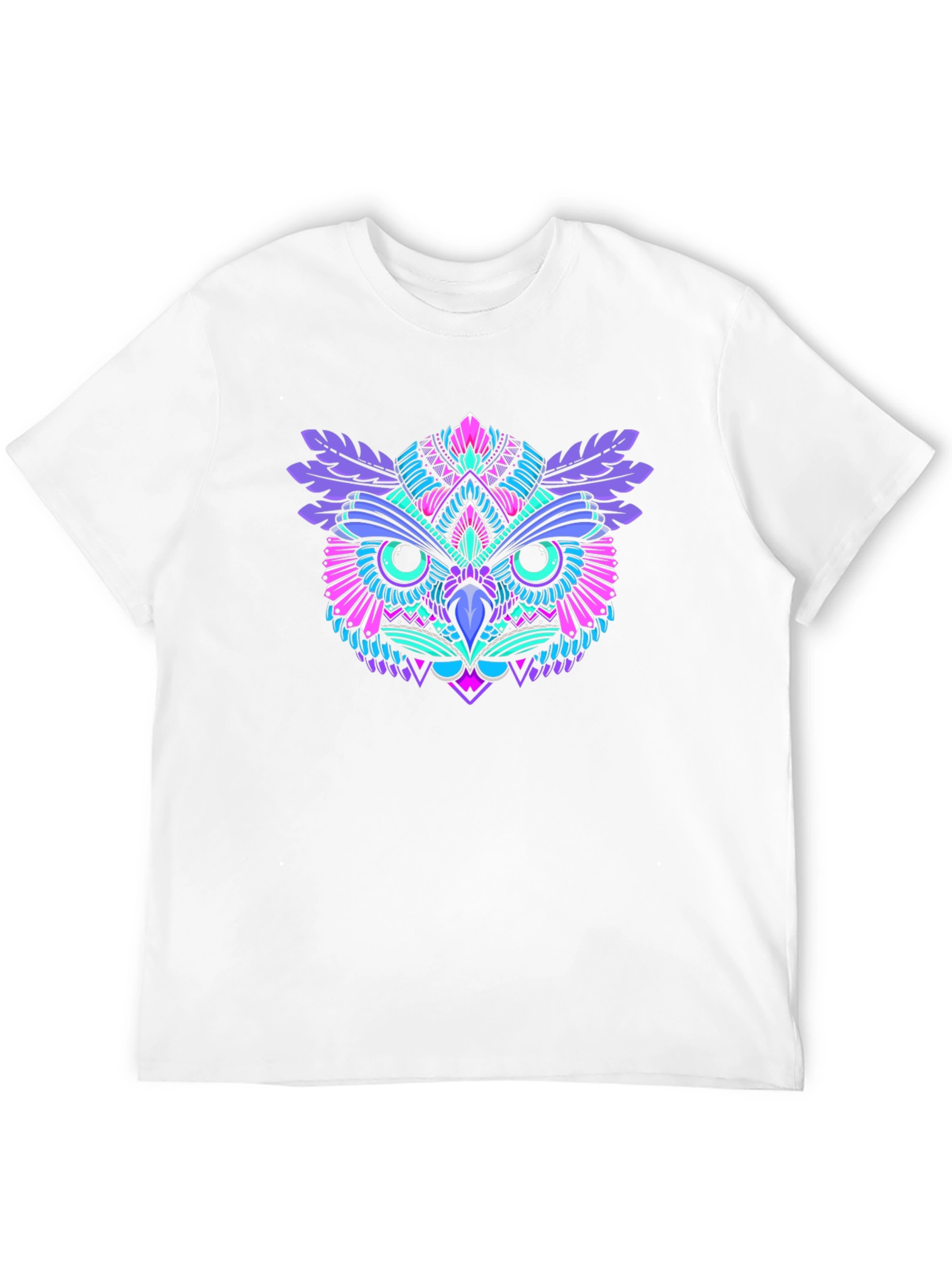 Vibrant Owl Graphic Tee - Unique Design