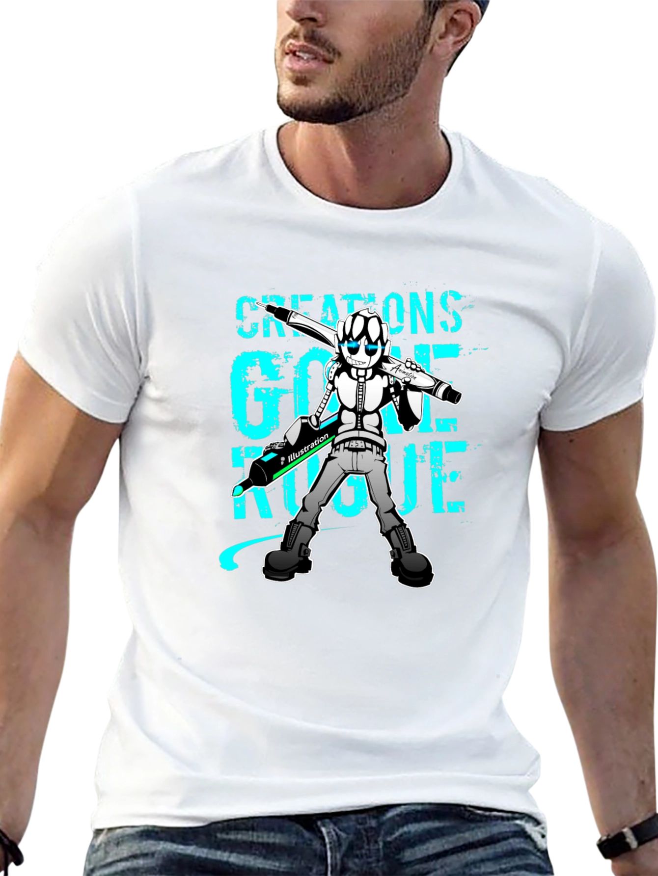 Creations Gone Rogue Black T-Shirt