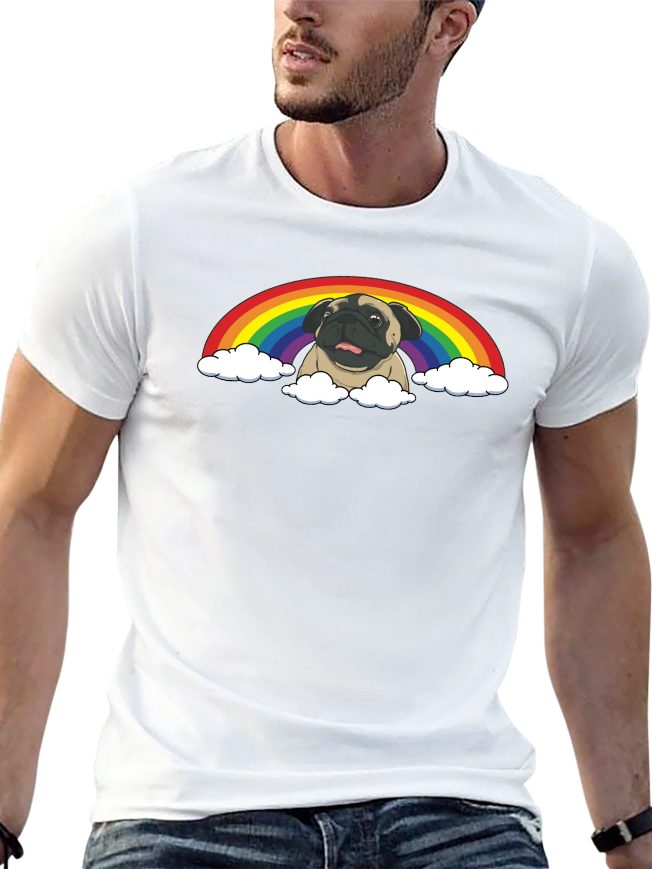 Pug Rainbow T-Shirt