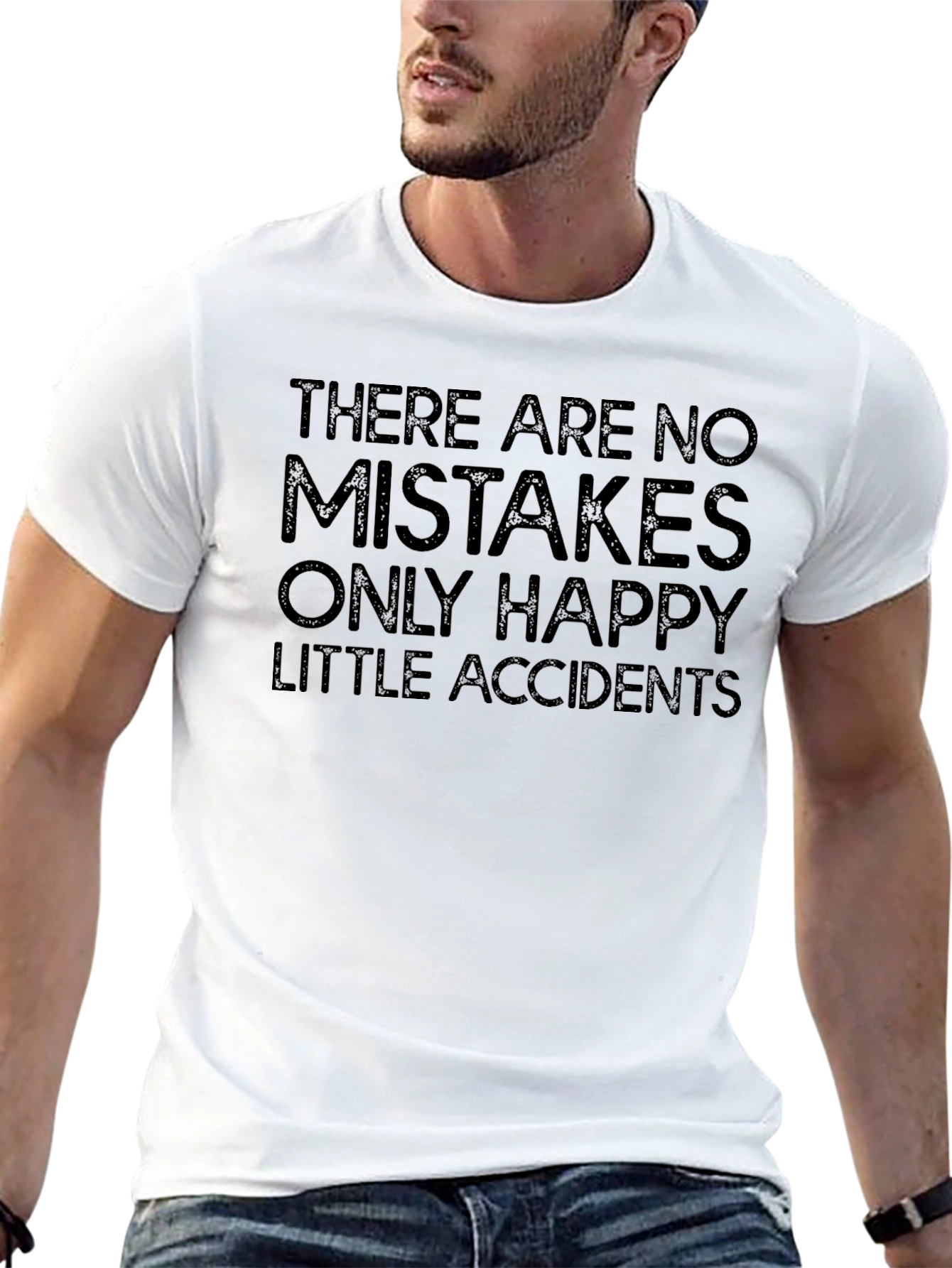 No Mistakes T-Shirt: Happy Accidents Graphic Tee