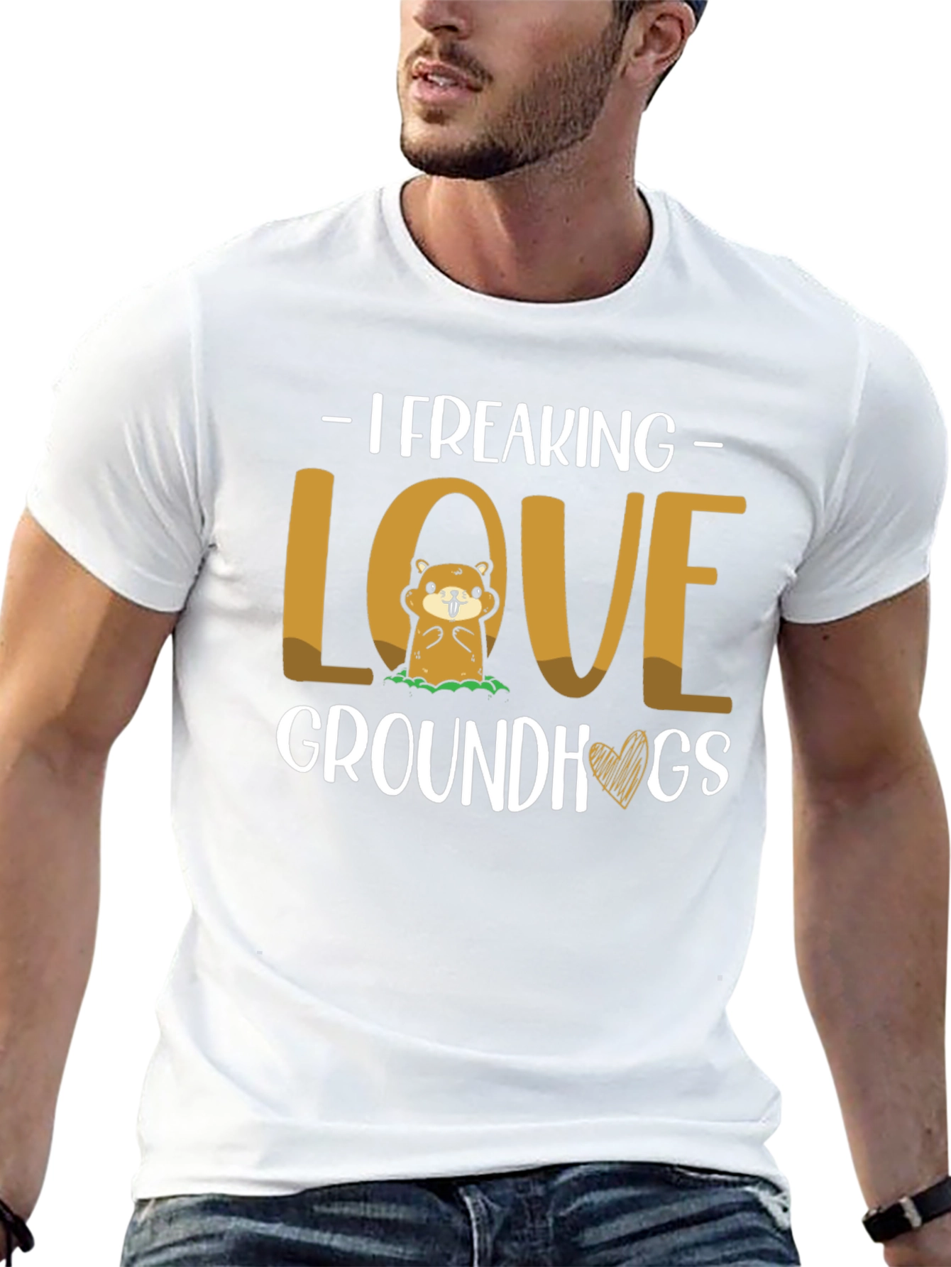 I Freaking Love Groundhogs Graphic Tee