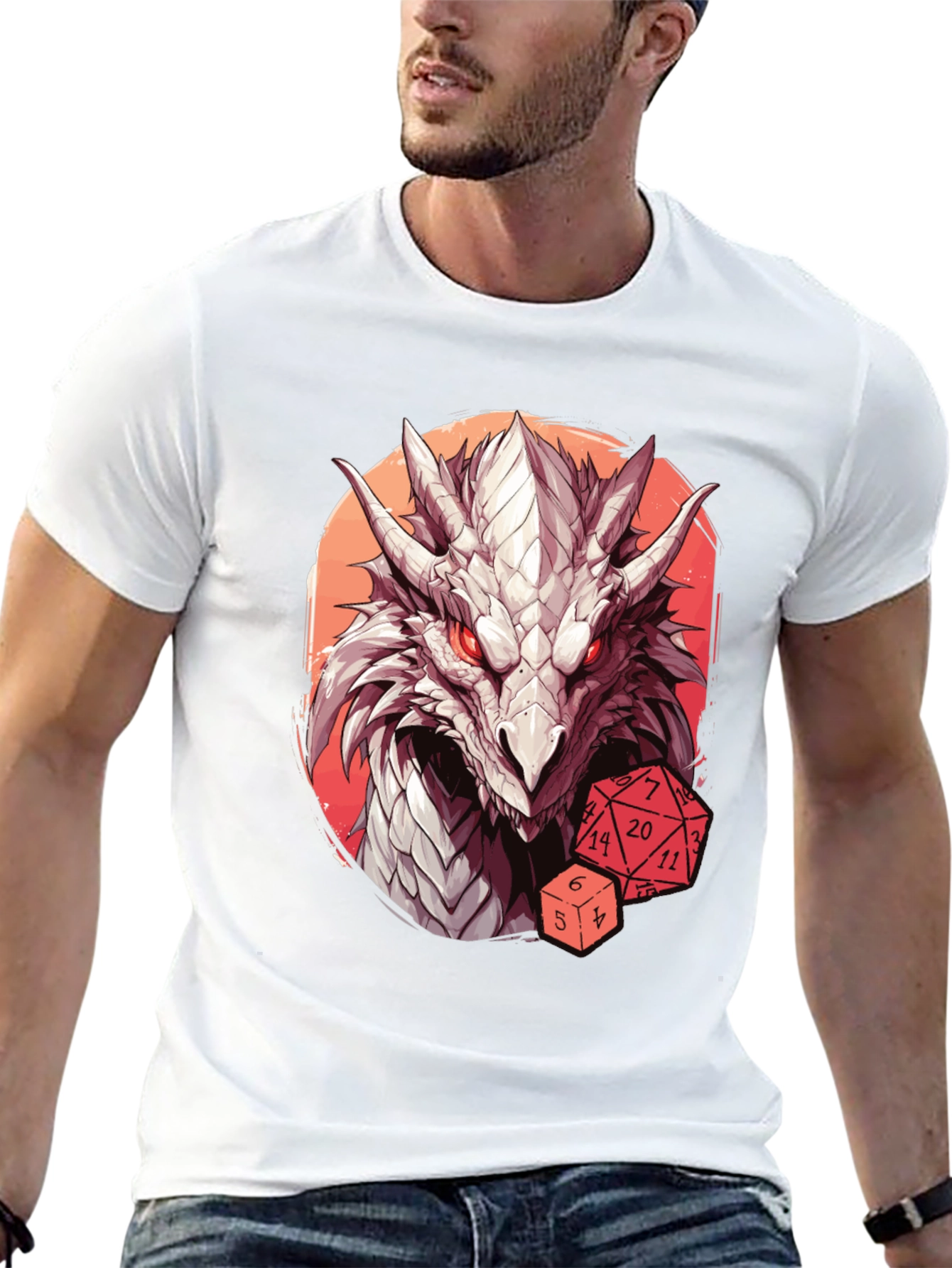 Dragon Dice T-Shirt - RPG Gamer Tee