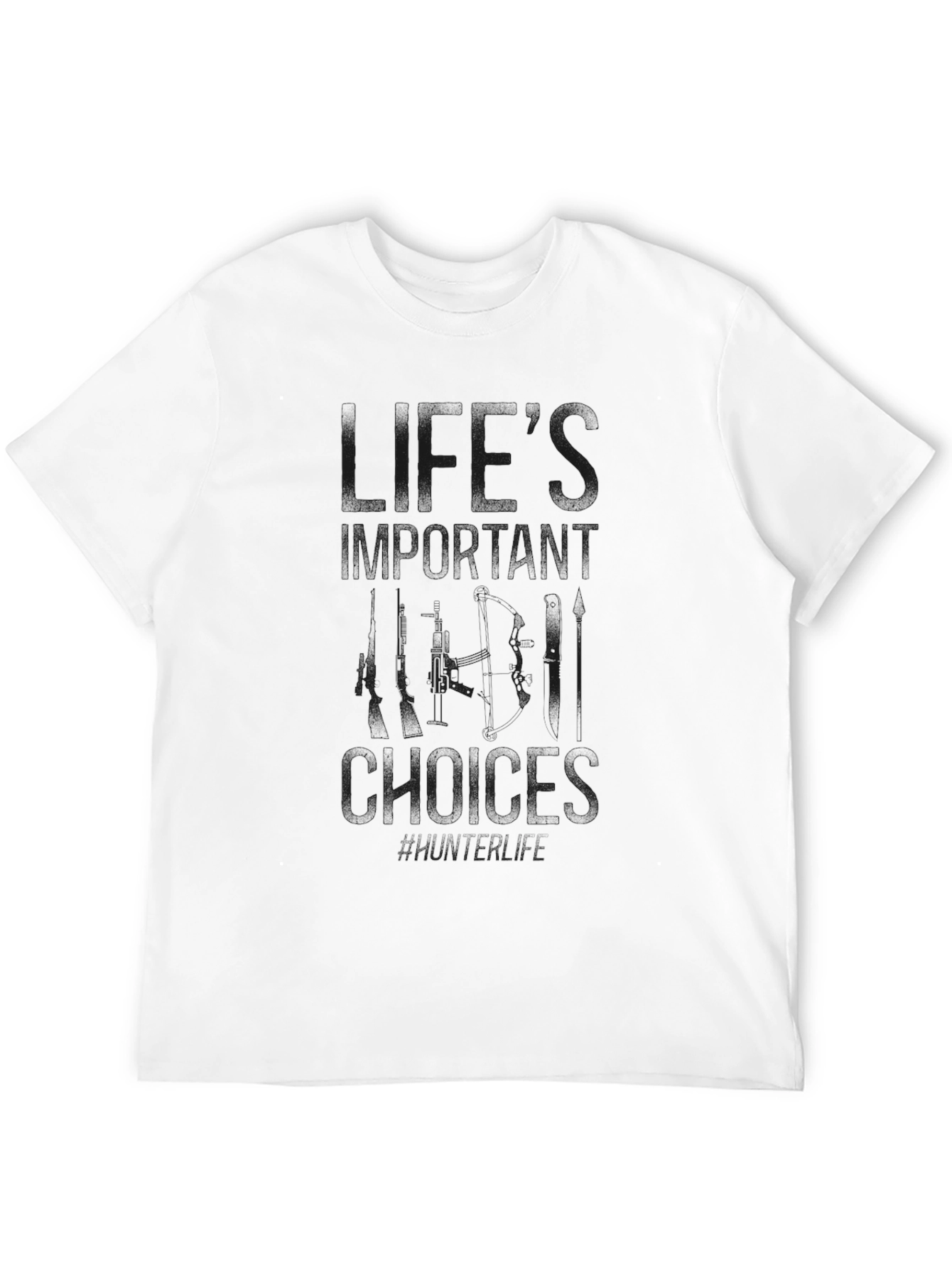 Black Graphic Tee - Lifes What You Make It