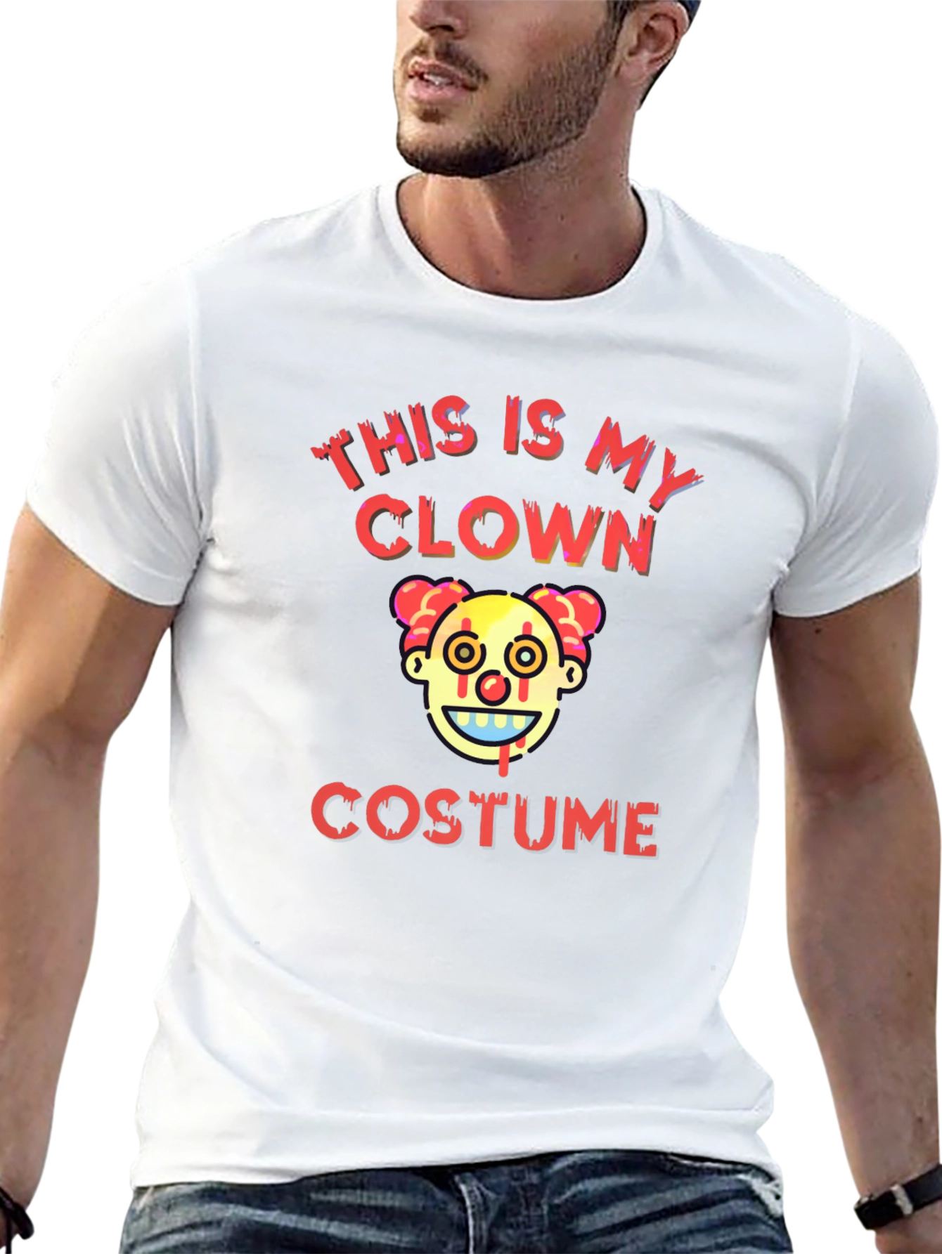 Clown Costume T-Shirt - Halloween Party Tee