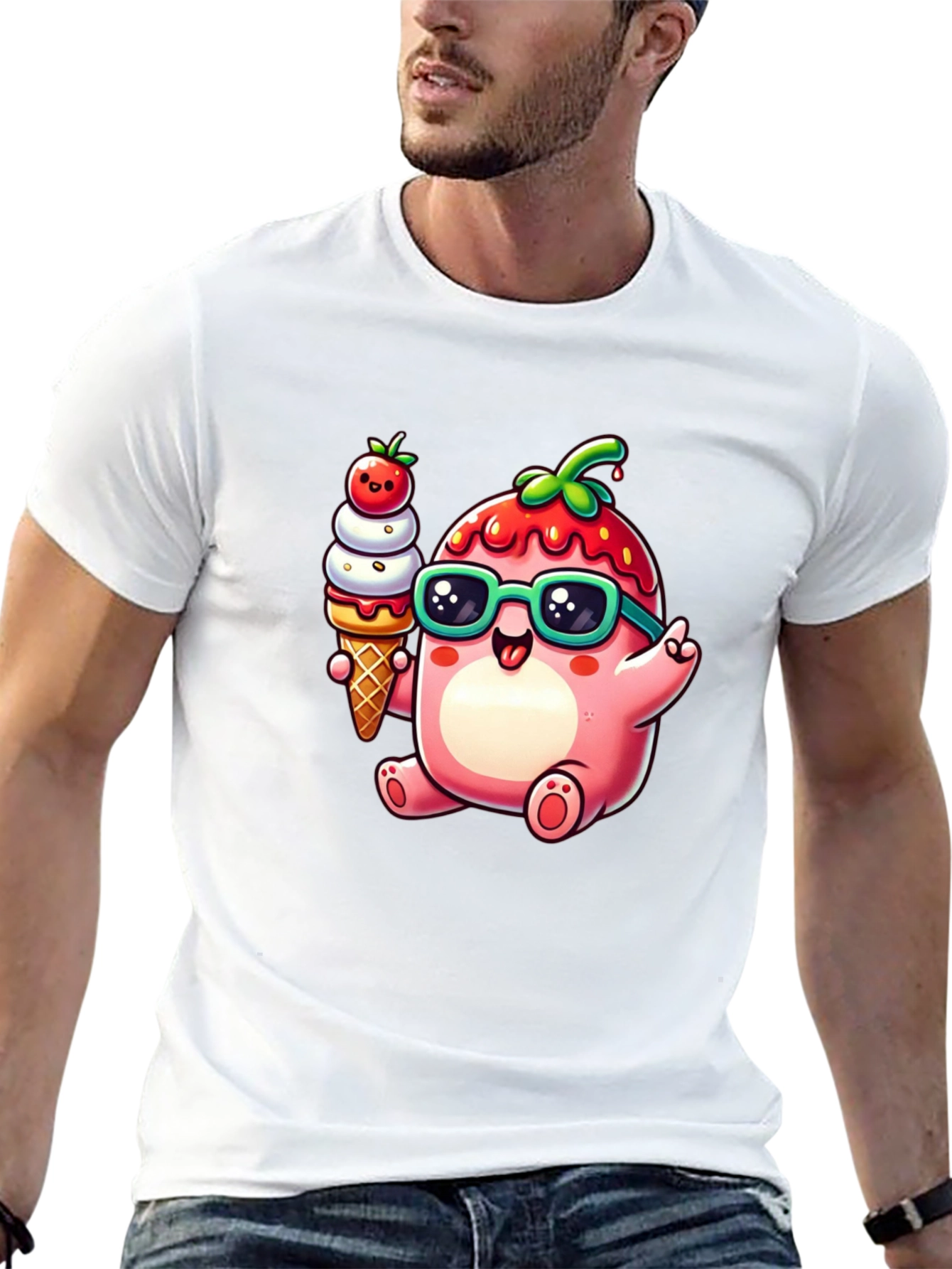 Strawberry Ice Cream T-Shirt