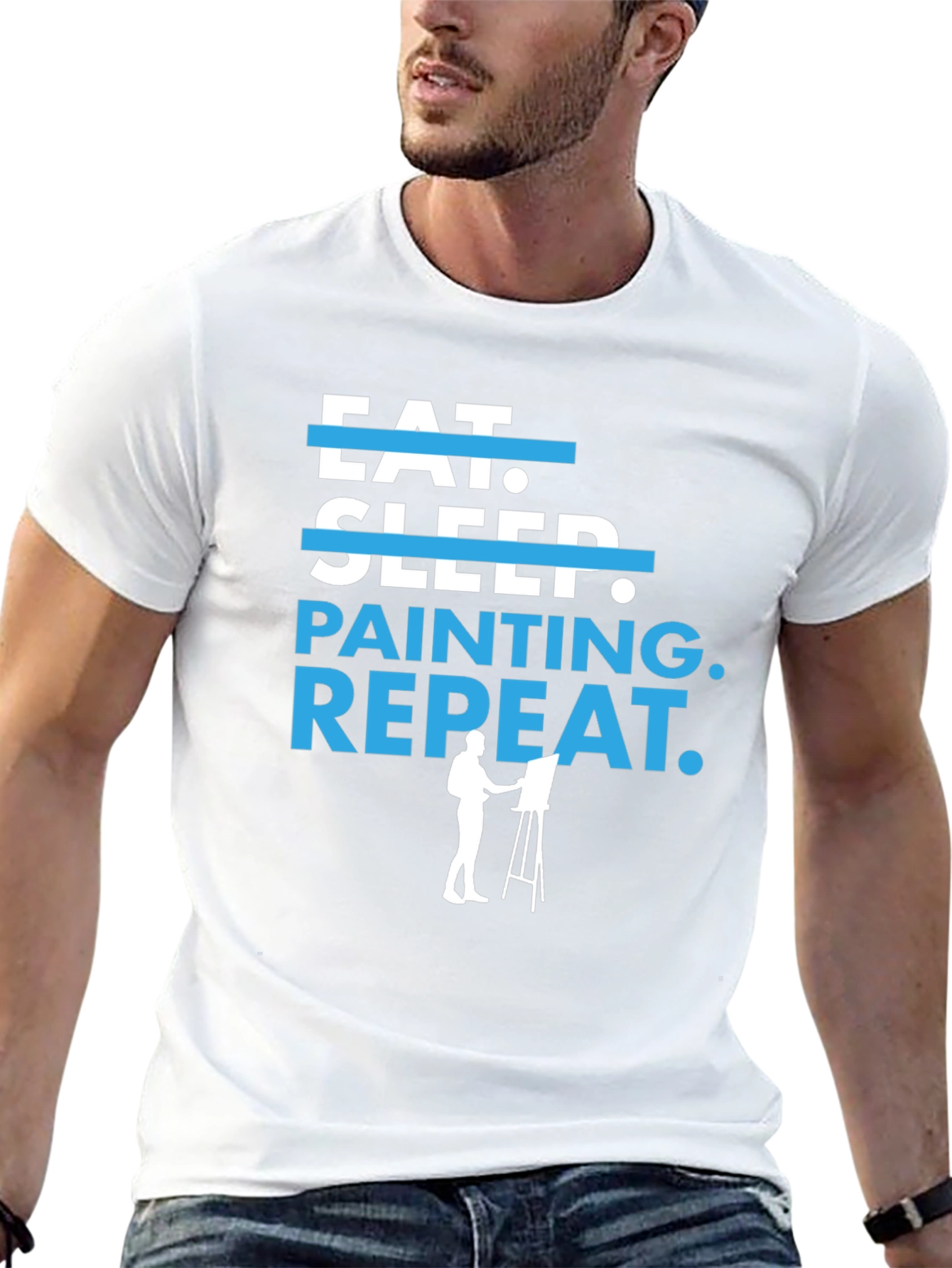 Eat Sleep Painting Repeat T-Shirt