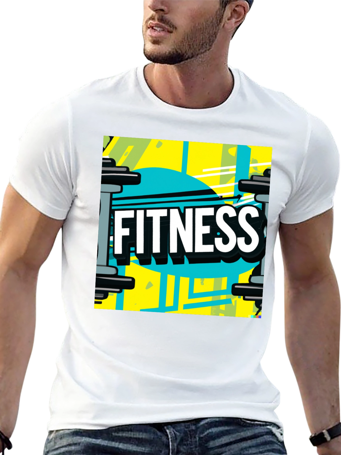 Fitness Graphic Tee - Workout Style