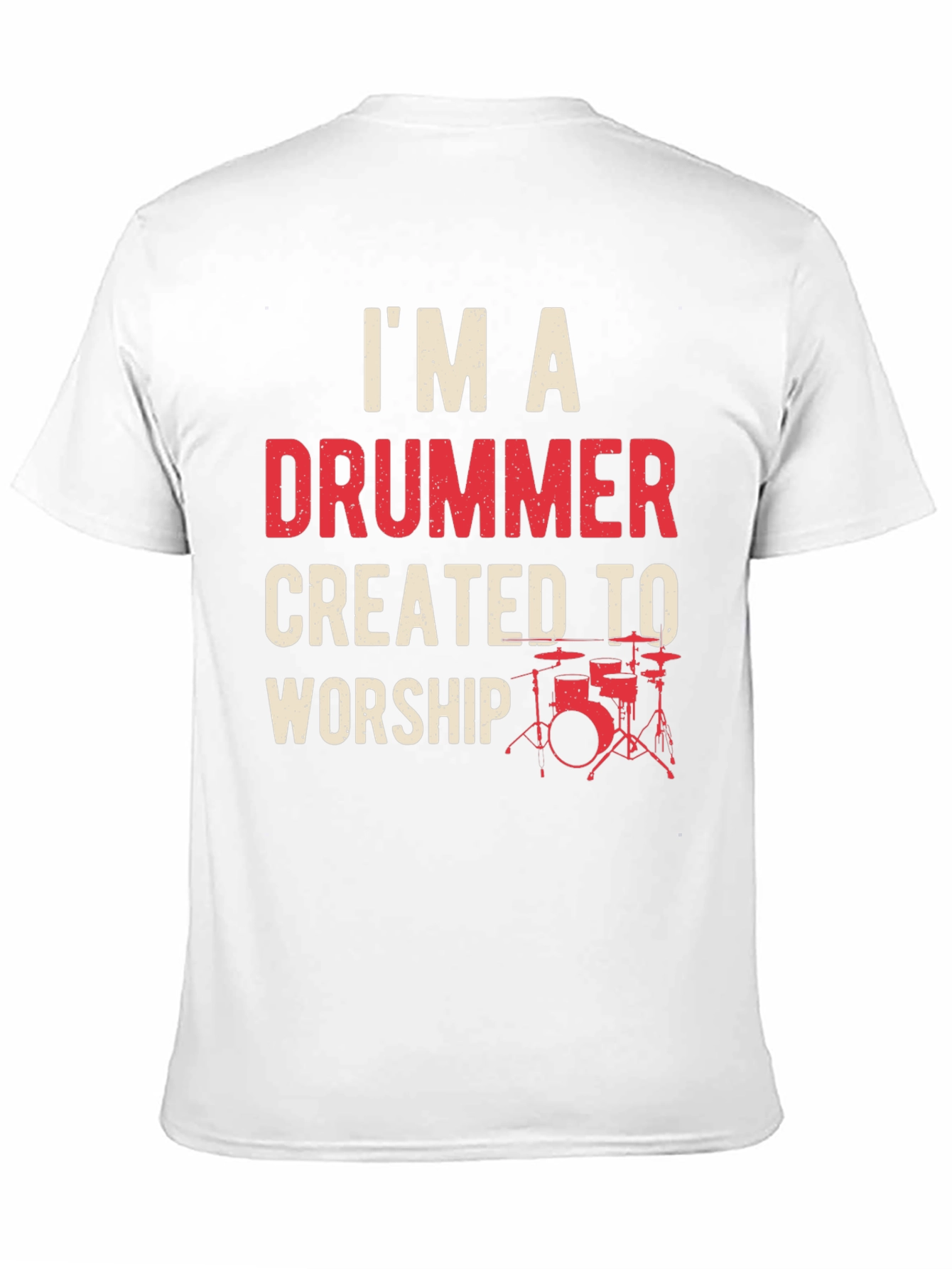 Drummer Worship Graphic Tee - Black