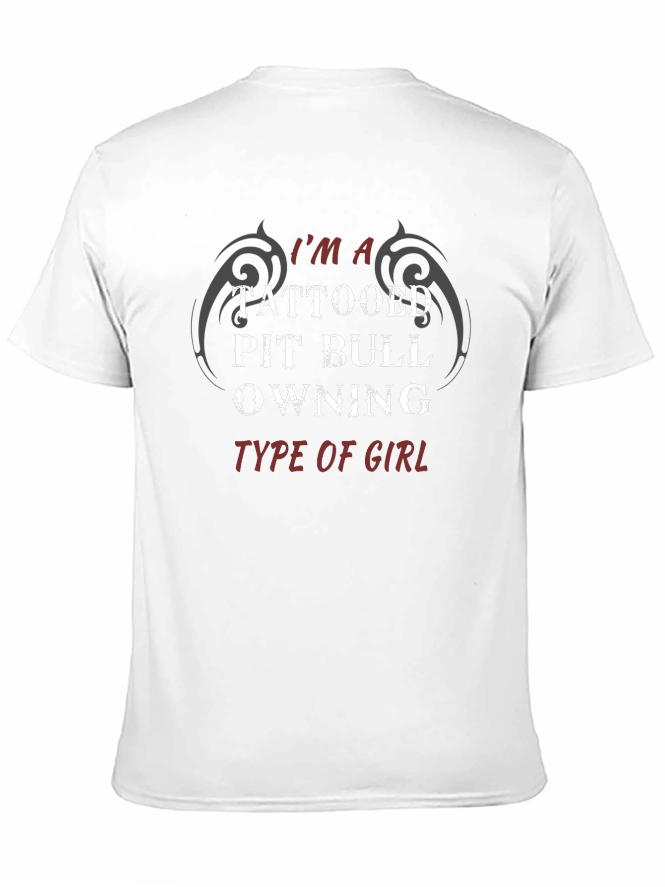 Tattooed Pit Bull Owning Girl T-Shirt