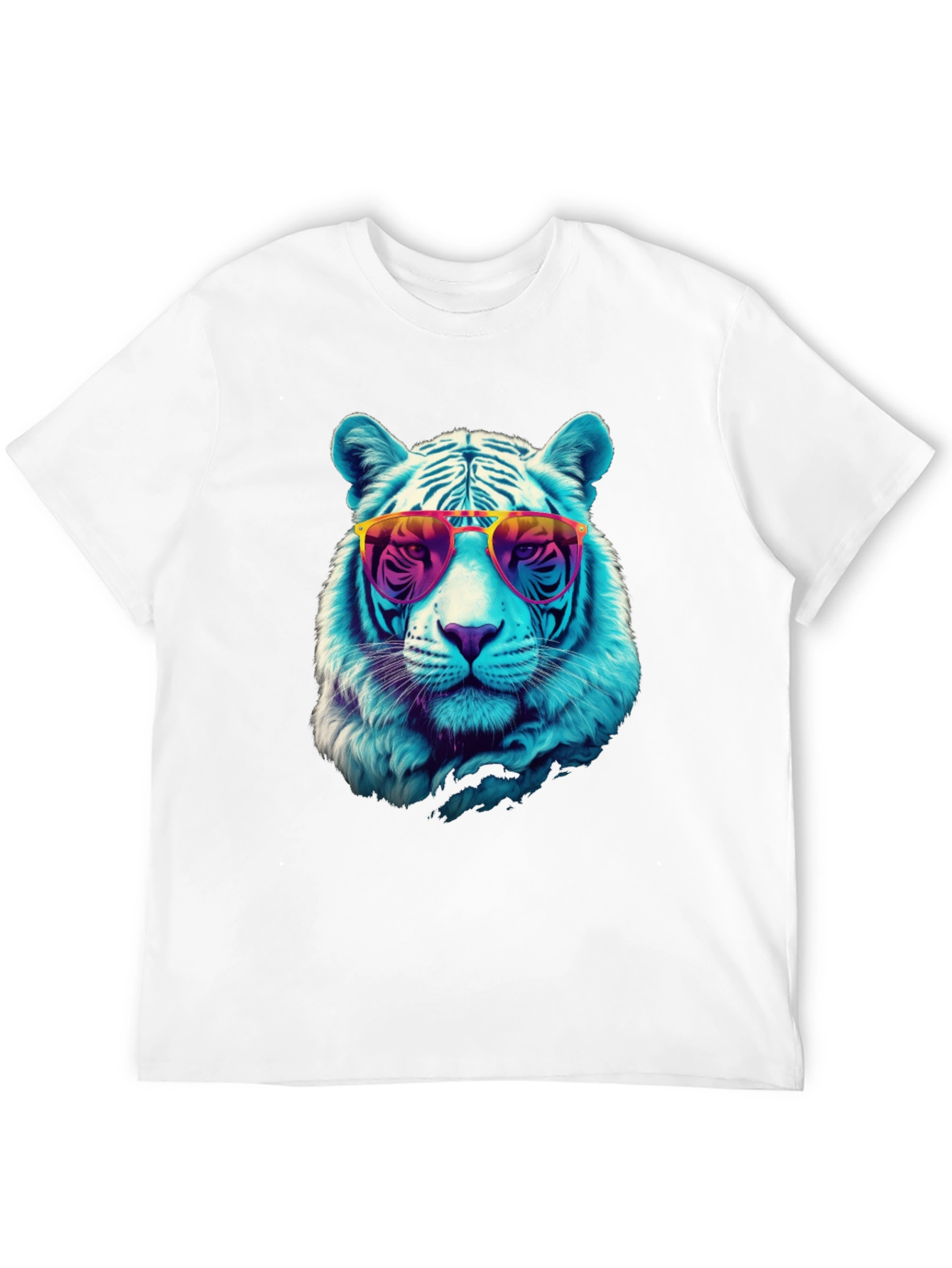 Cool Tiger Graphic Tee - Stylish Animal Print