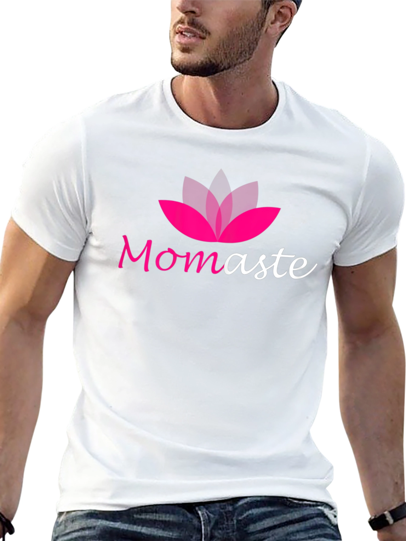 Momaste Graphic T-Shirt - Yoga Lotus Design