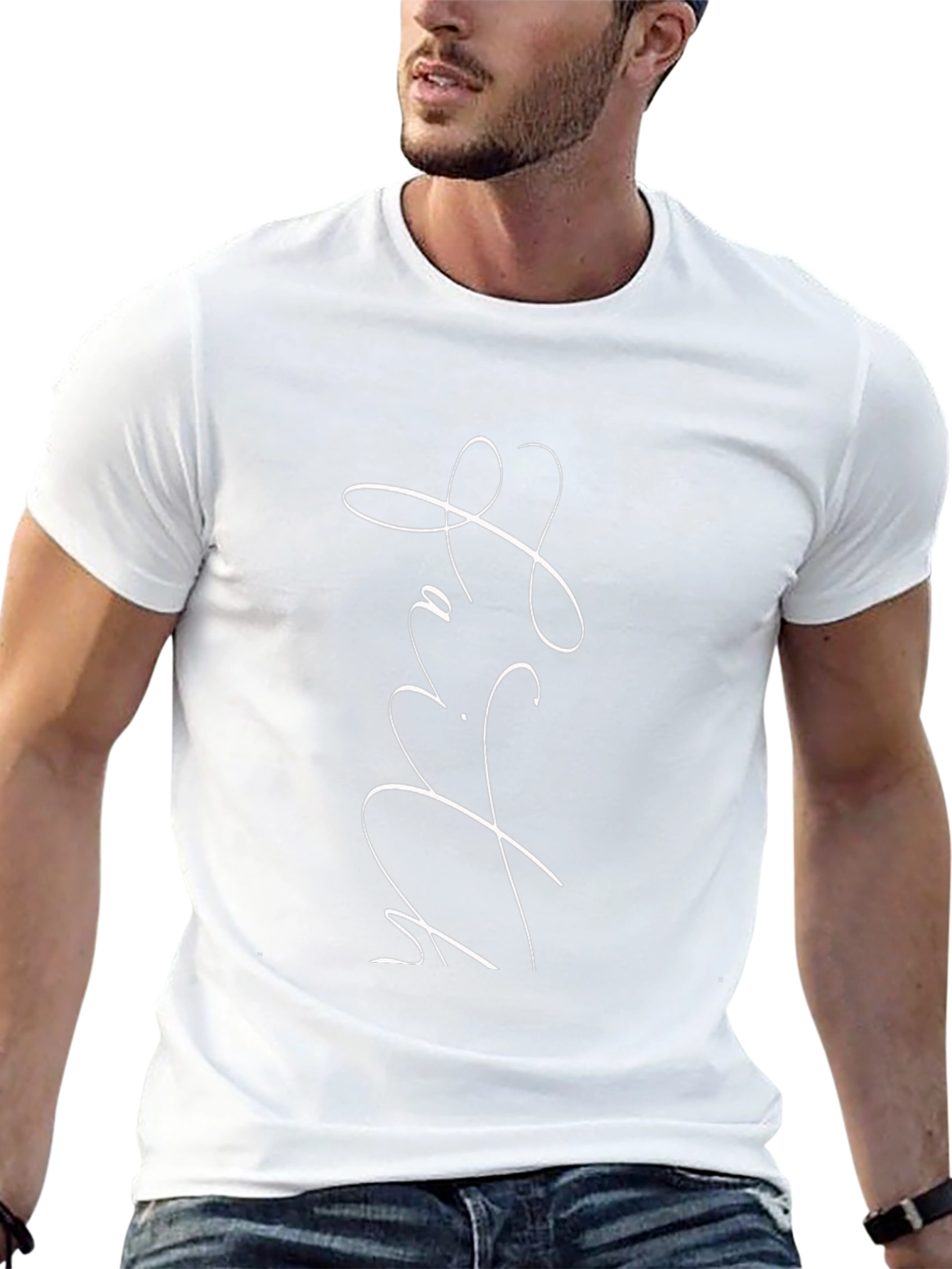 Faith Script Black T-Shirt