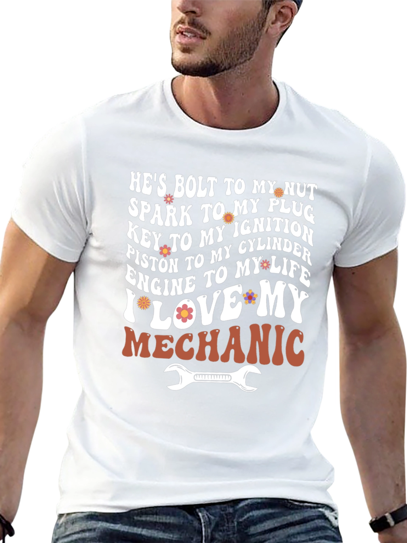 Hes Bolt to My Nut Graphic Tee