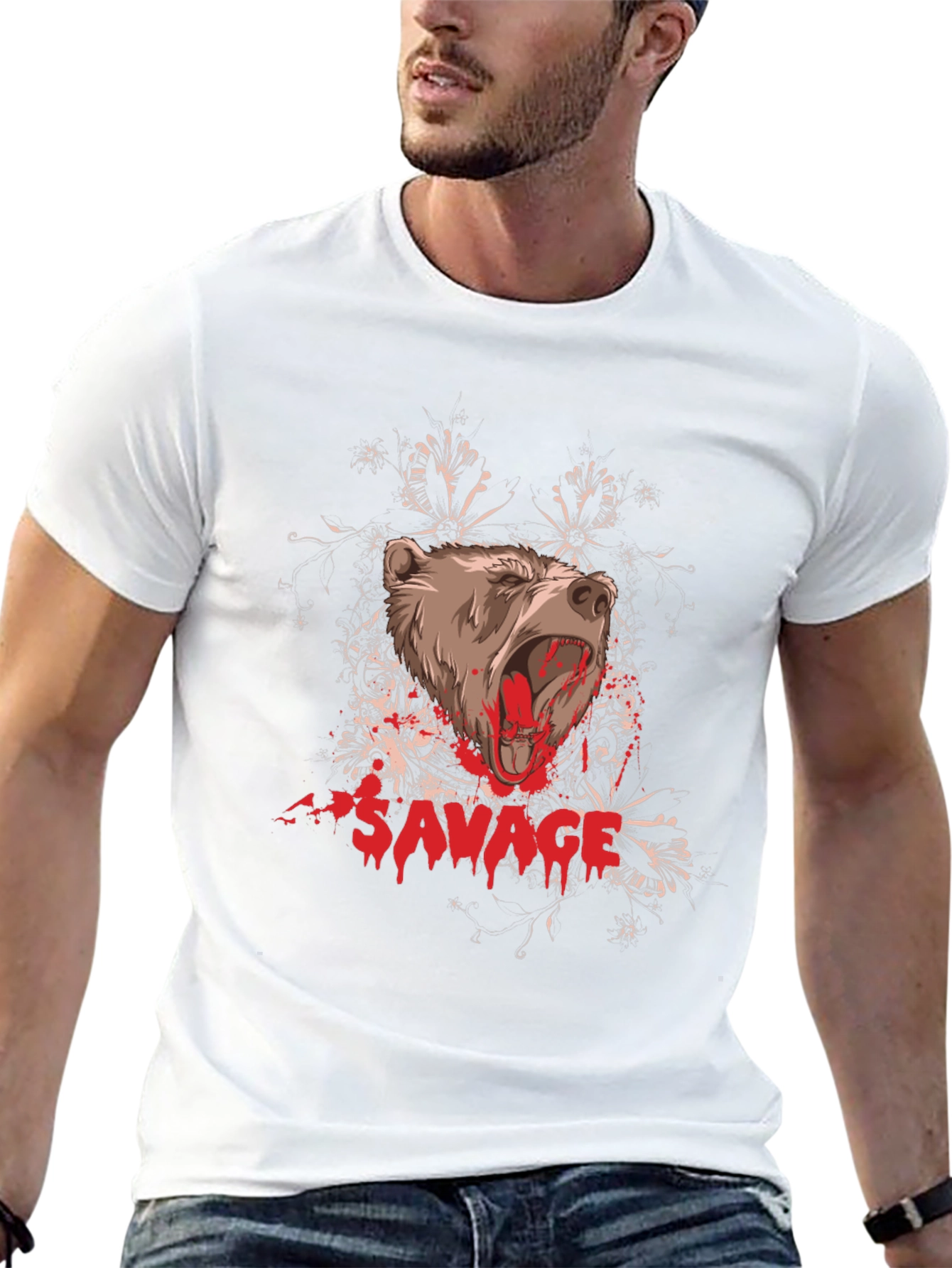 Savage Bear Graphic T-Shirt