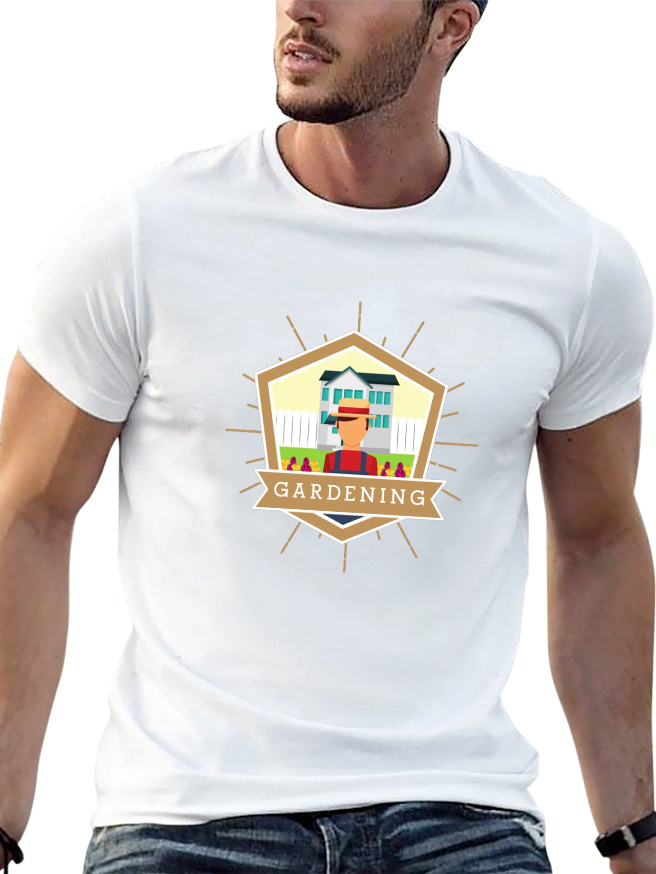 Gardening Graphic Tee - Unisex Black T-Shirt