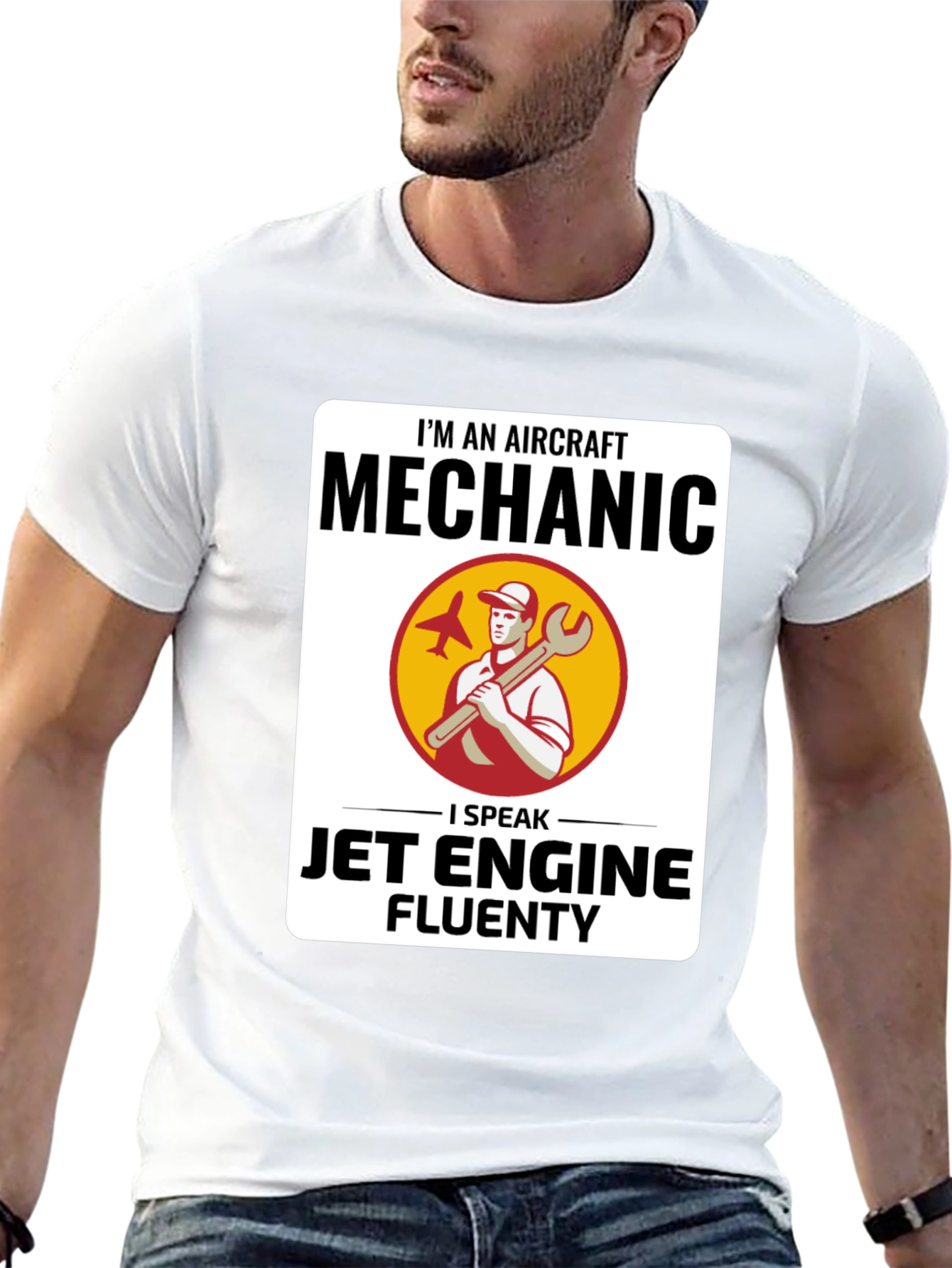 Aircraft Mechanic Jet Engine T-Shirt