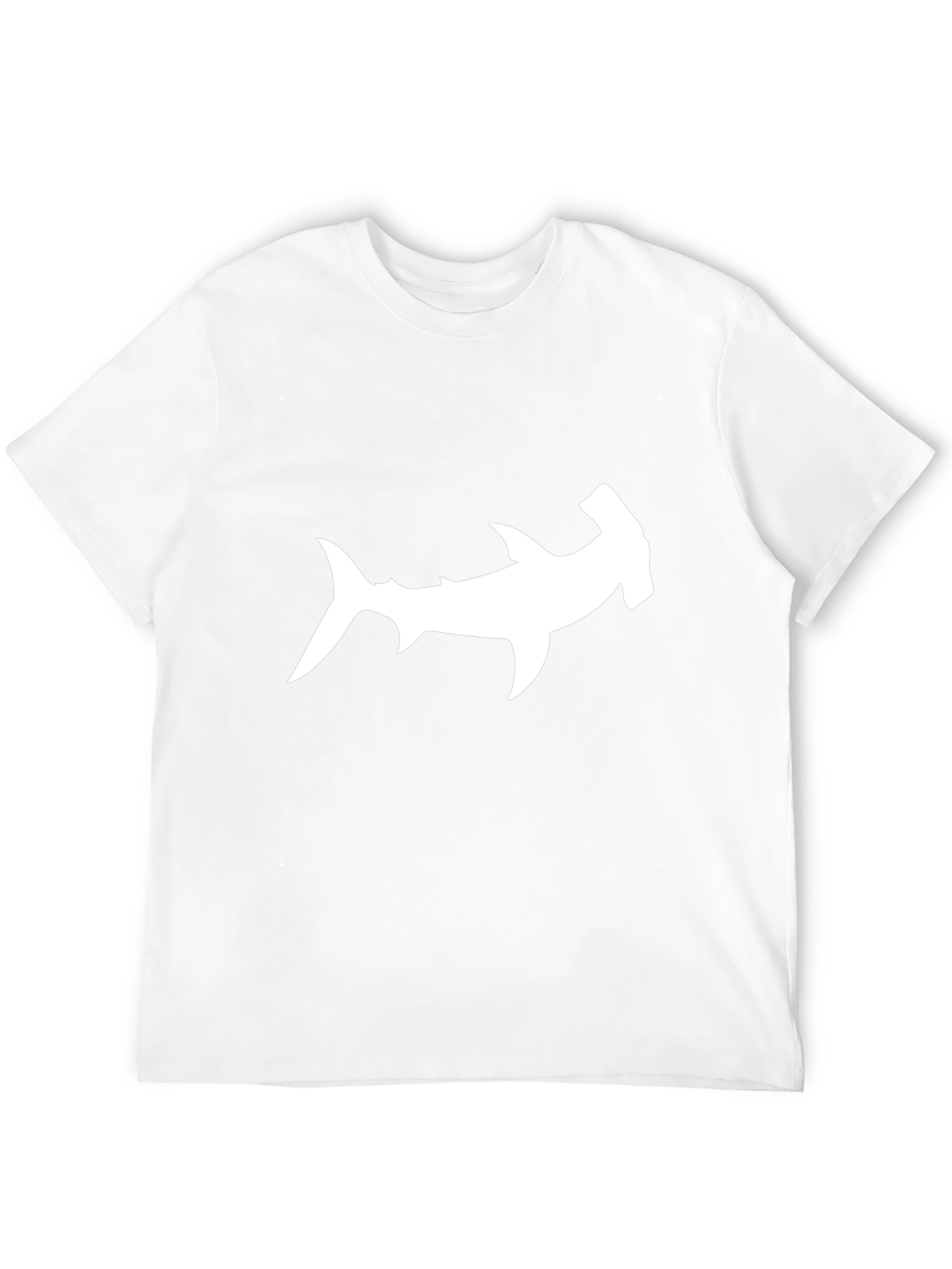Hammerhead Shark Graphic Tee - Black Cotton T-Shirt