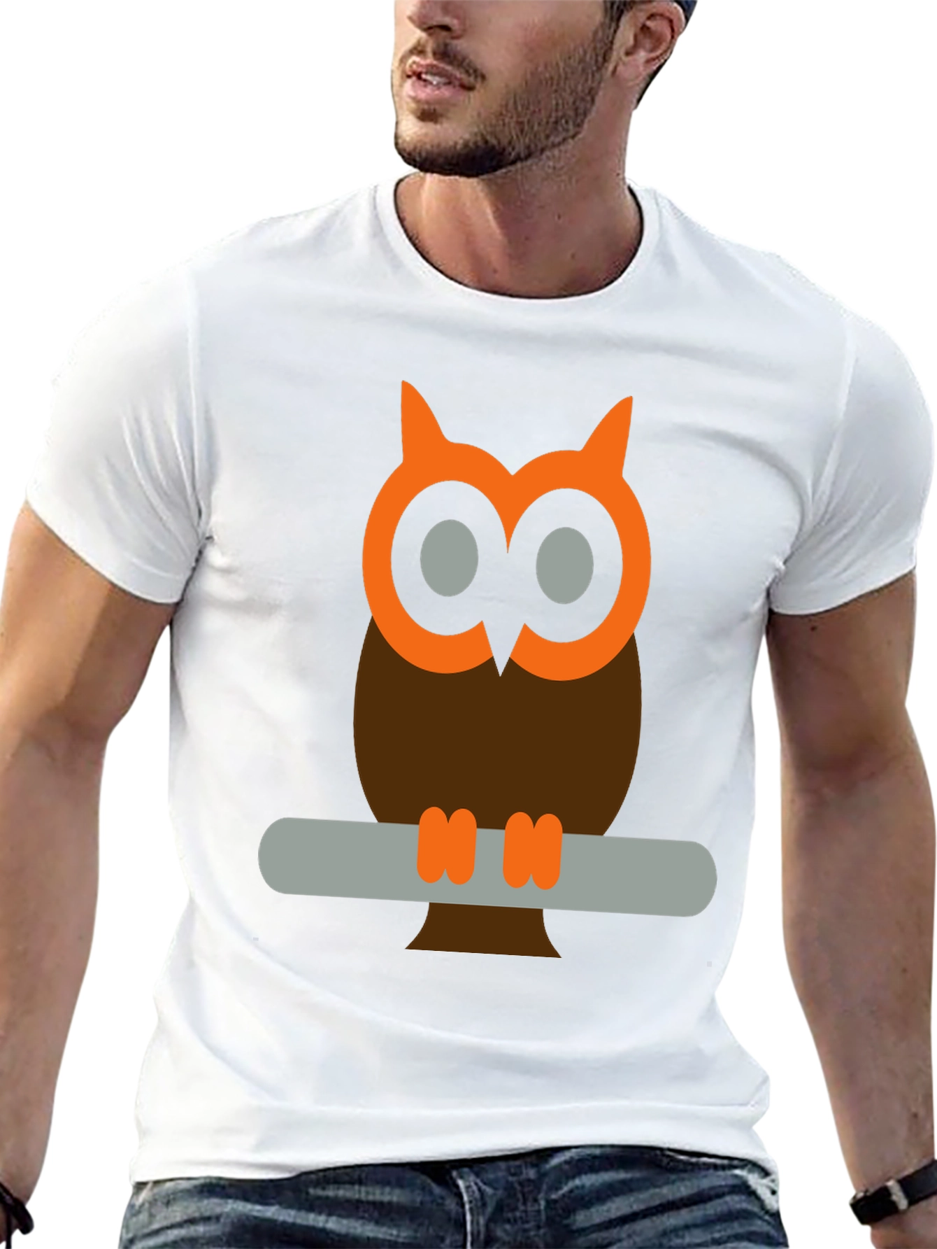 Owl Graphic Tee - Unique Design