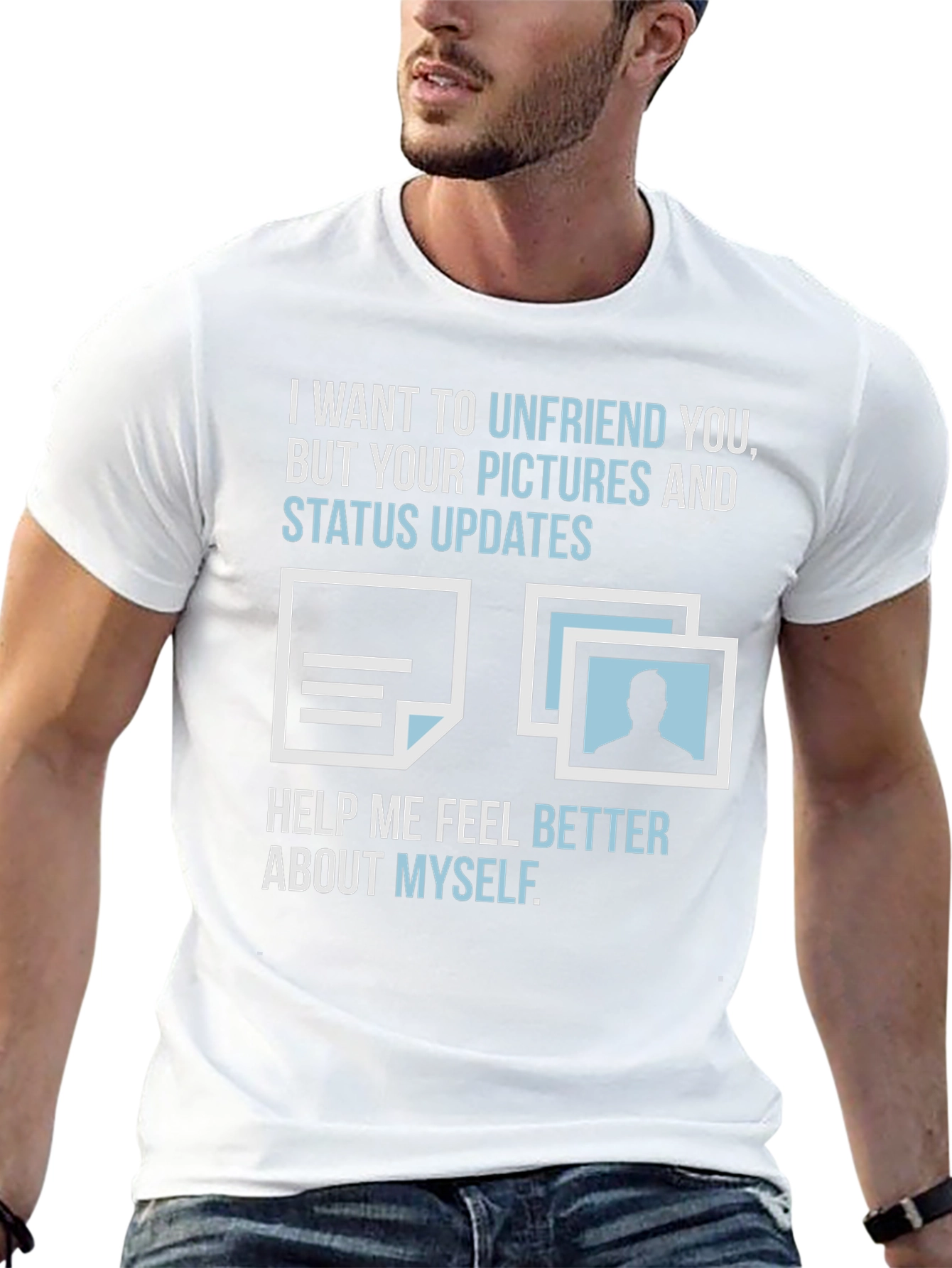 Funny Unfriend T-Shirt - Sarcastic Social Media Tee