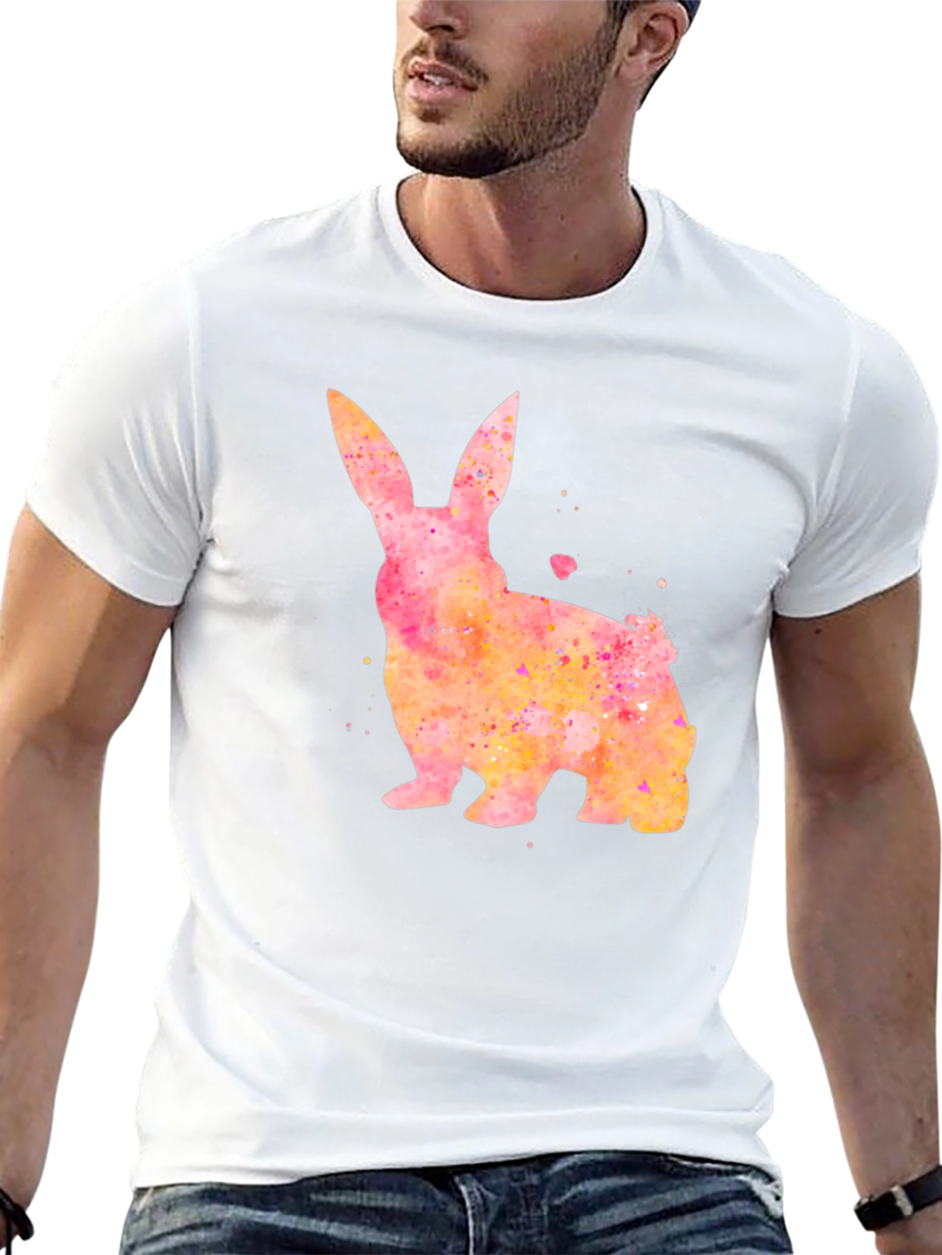 Watercolor Bunny T-Shirt