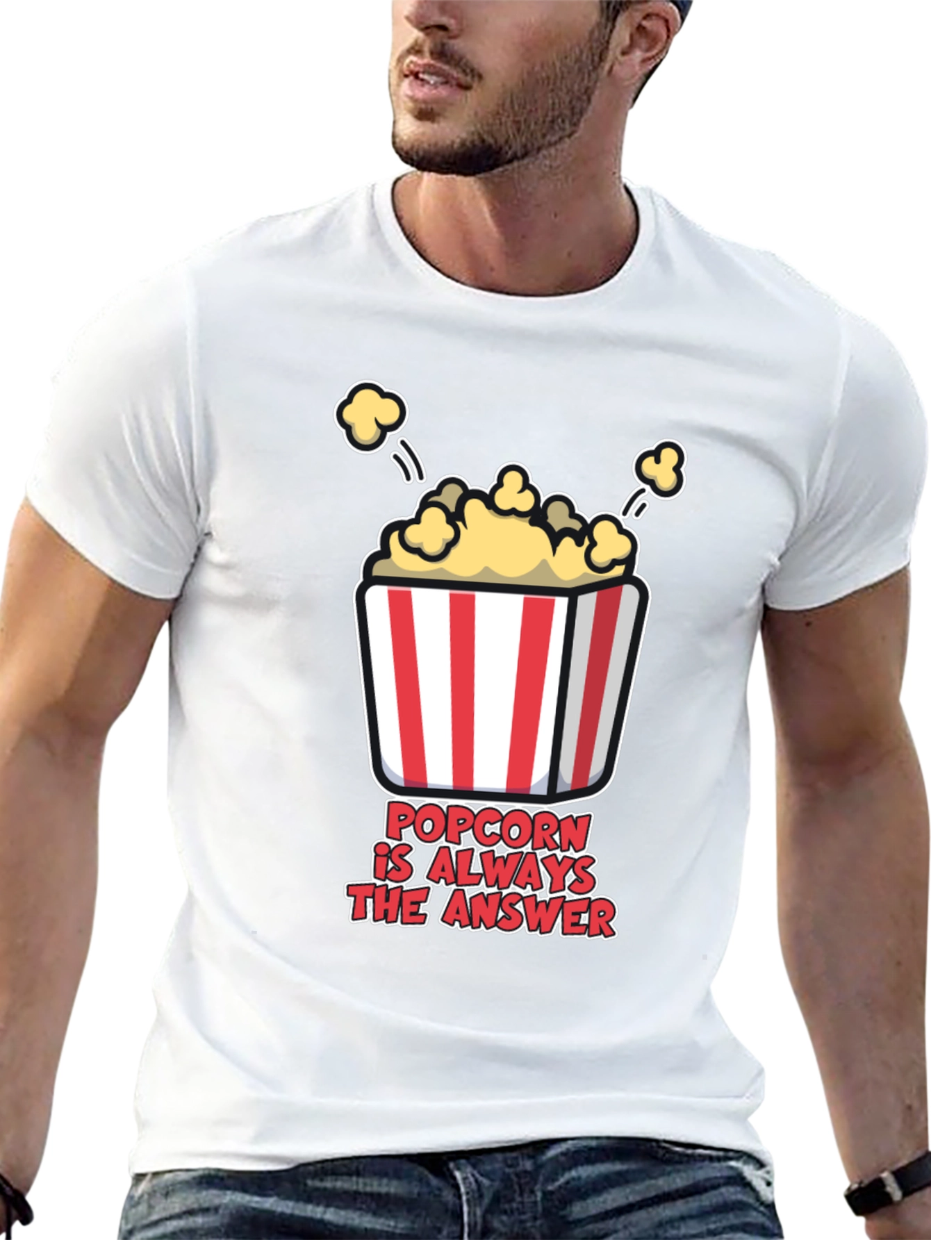 Popcorn is Always the Answer T-Shirt