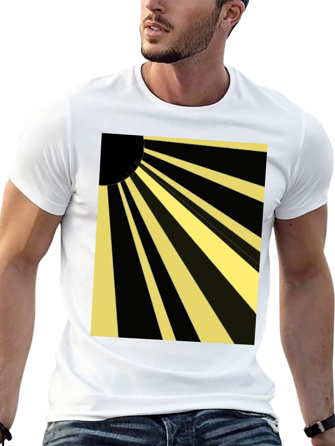 Rising Sun Graphic Tee - Black